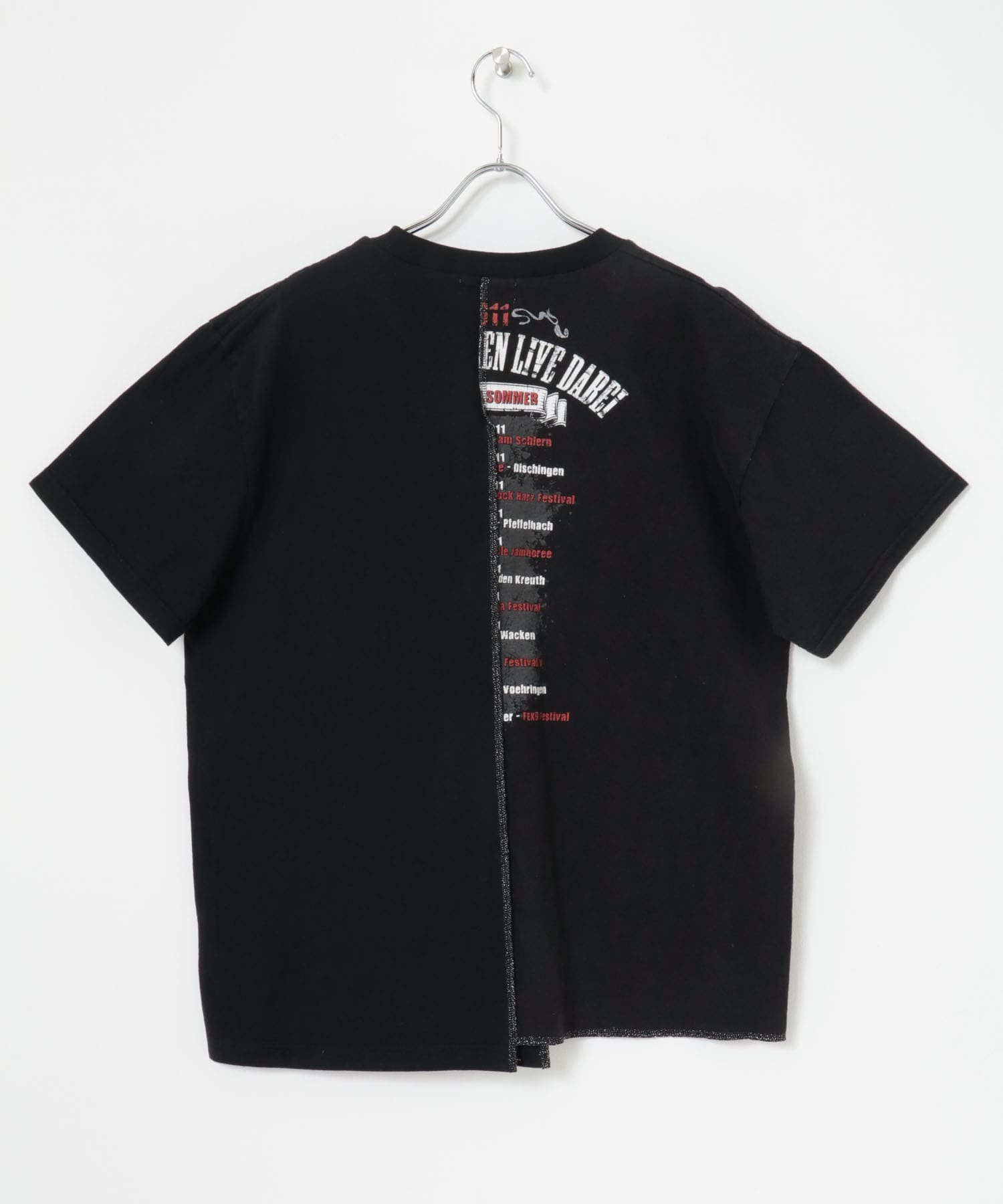 SREU　Half T-shirts BLACK1XL XL
