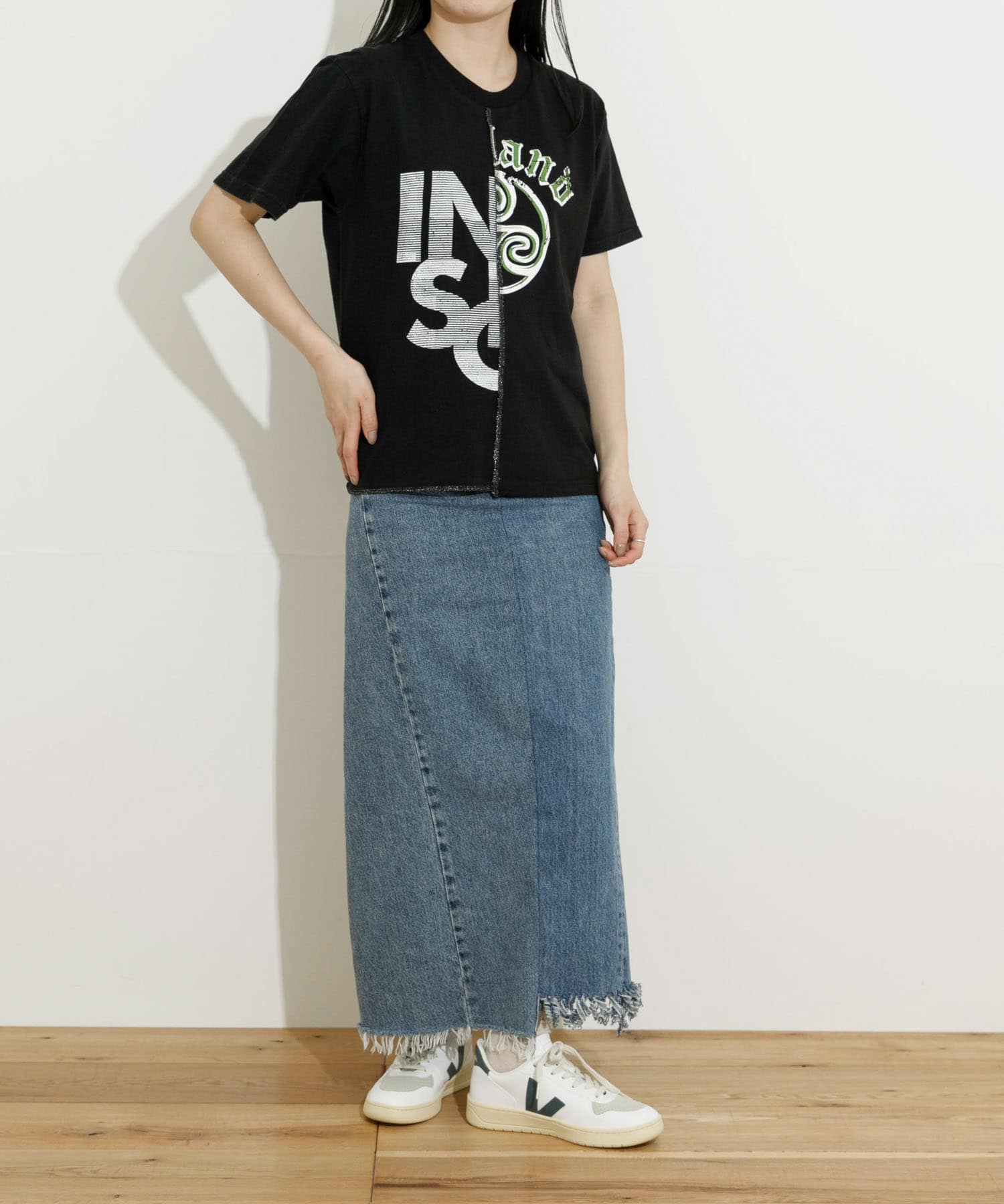 SREU　Half T-shirts BLACK2M M