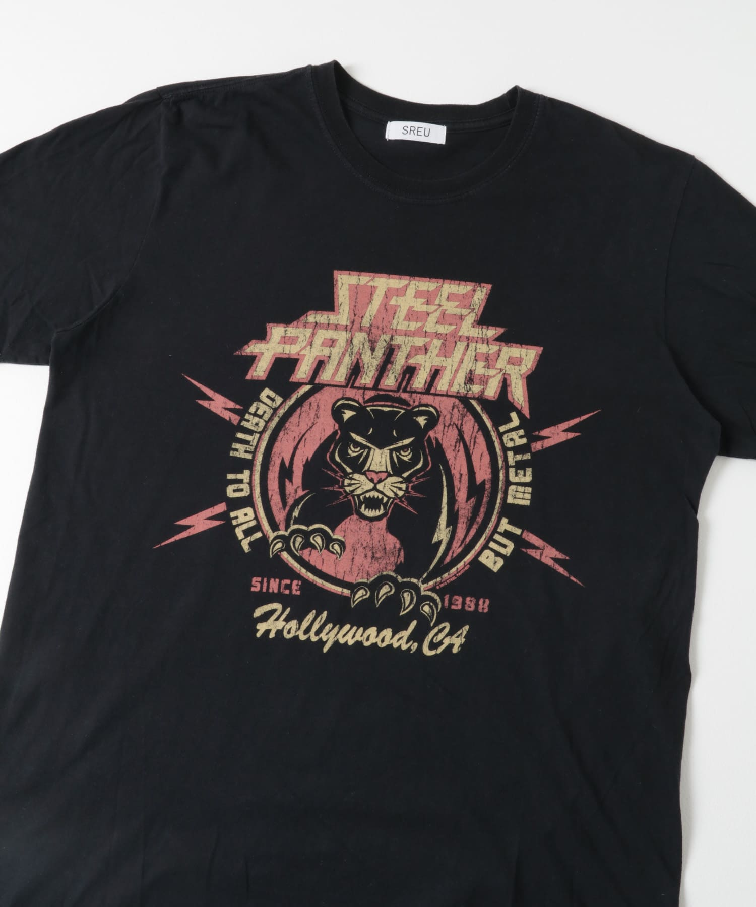 SREU　Layered T-shirts BLACK1L L