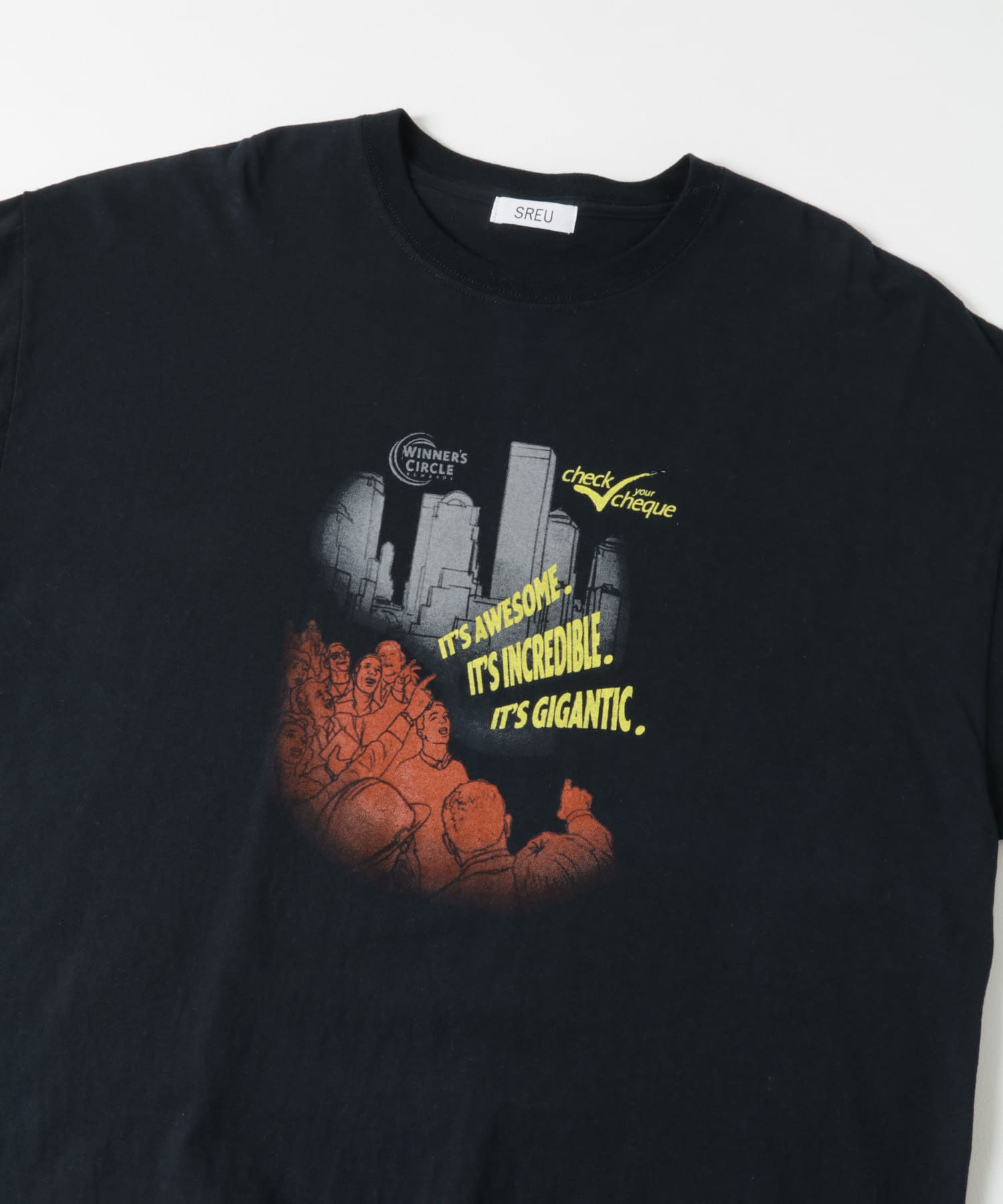 SREU　Layered T-shirts BLACK1XL XL