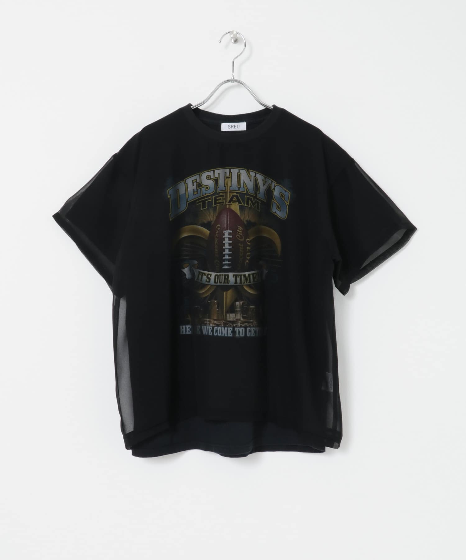 SREU　Layered T-shirts BLACK2M M