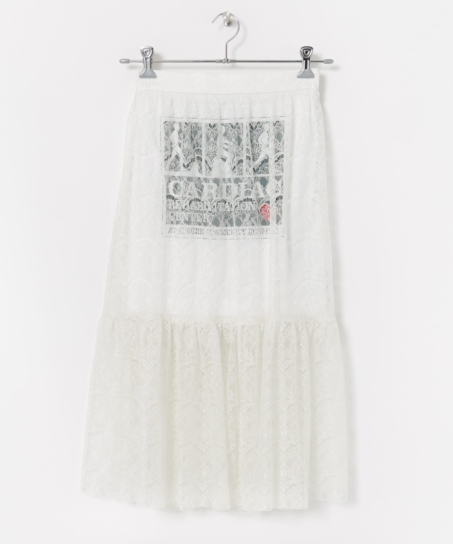SREU　Layered Lace Skirt WHITE1 M