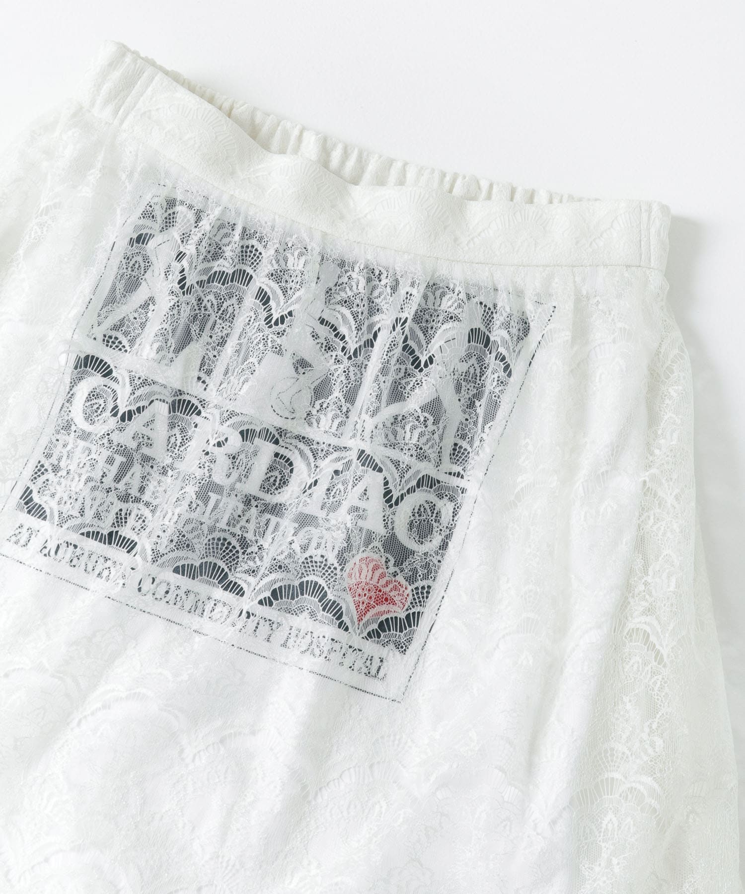 SREU　Layered Lace Skirt WHITE1 M