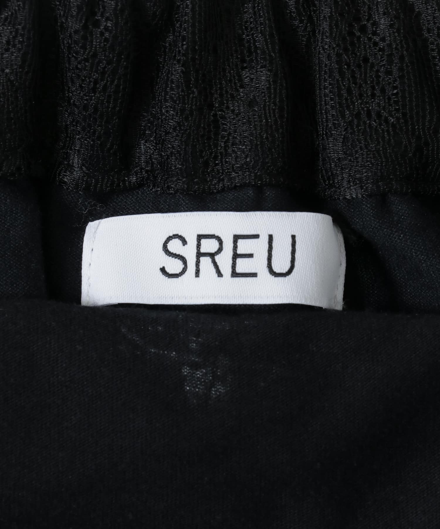 SREU　Layered Lace Skirt BLACK2 M