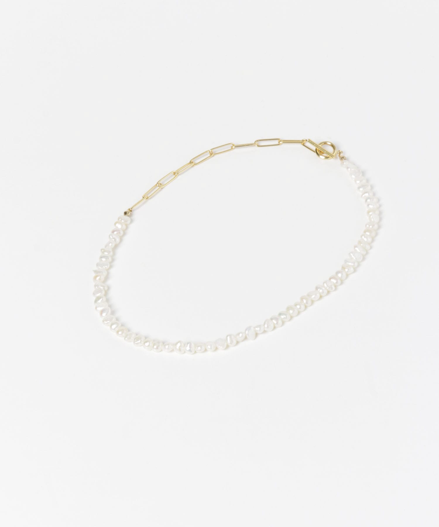 STACEY　淡水バロックパールアジャスターネックレス