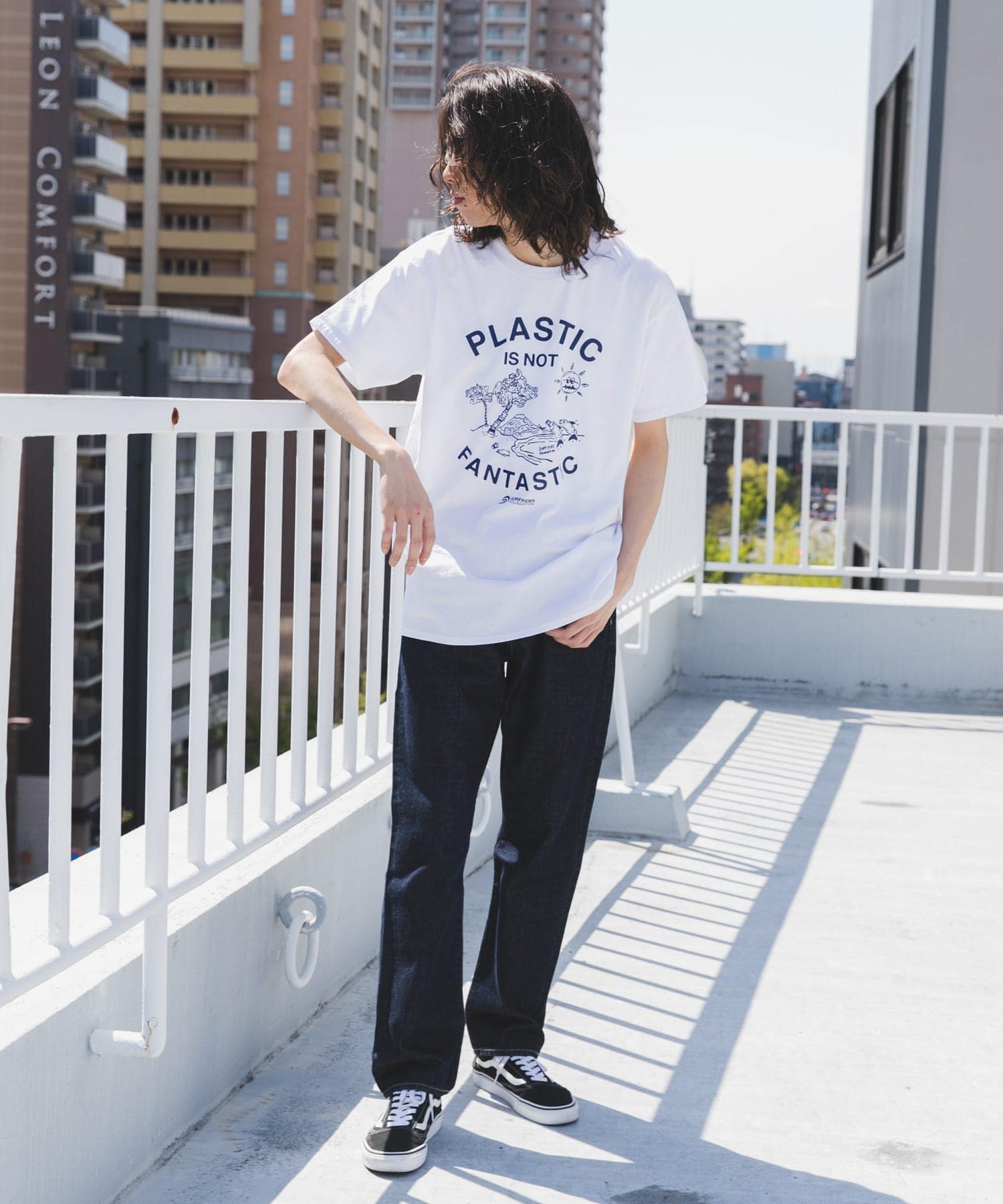 SURFRIDER FOUNDATION　Message T-Shirts BALI ver off S