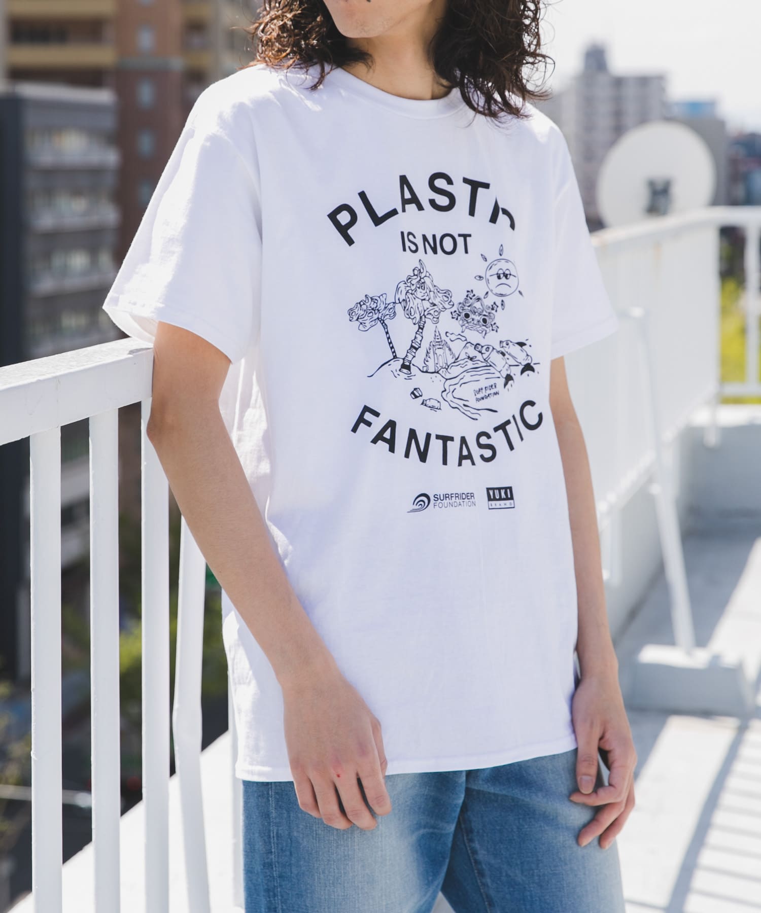 SURFRIDER FOUNDATION　Message T-Shirts BALI ver off S