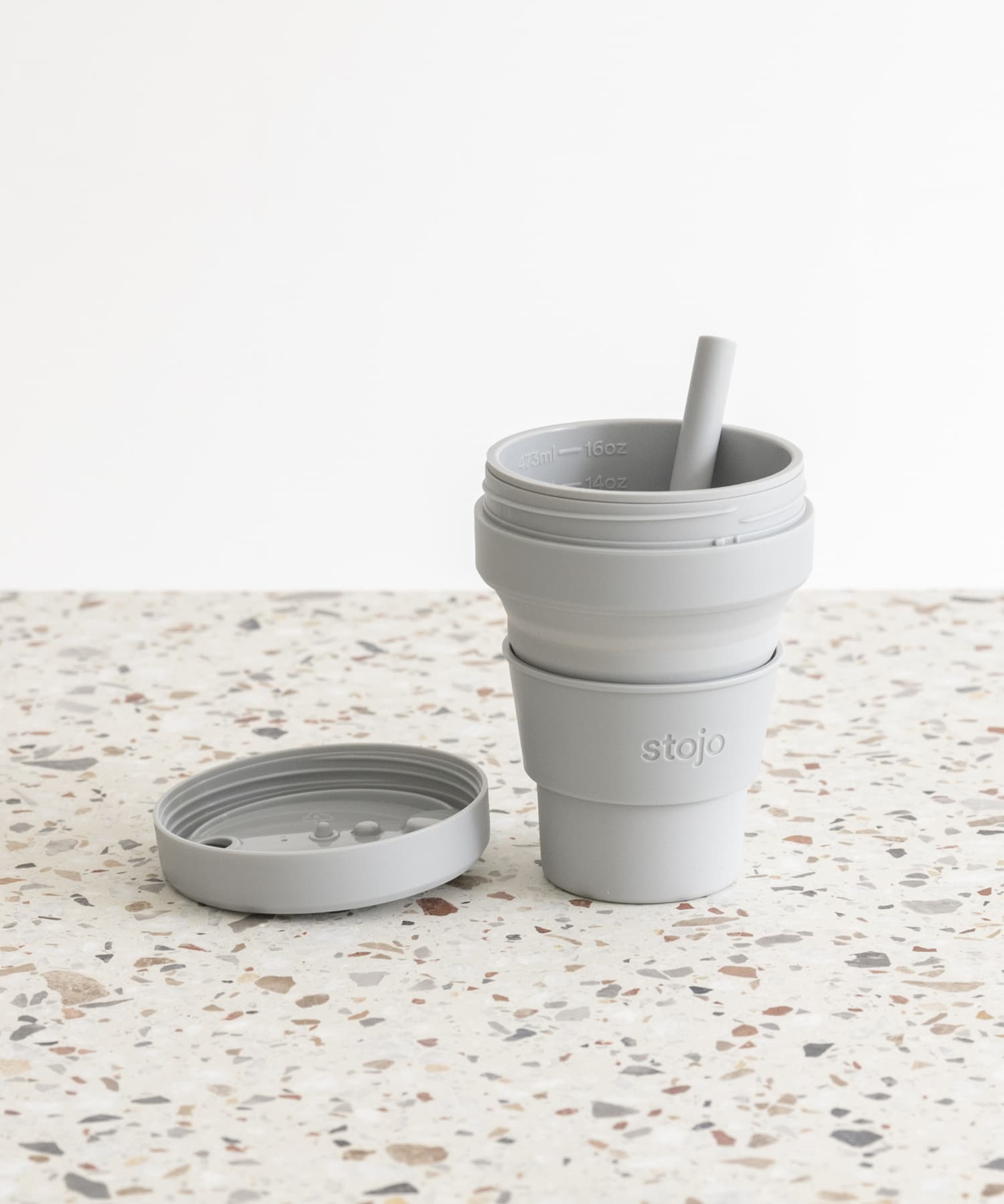 stojo　biggie 470ml CASHMERE FREE