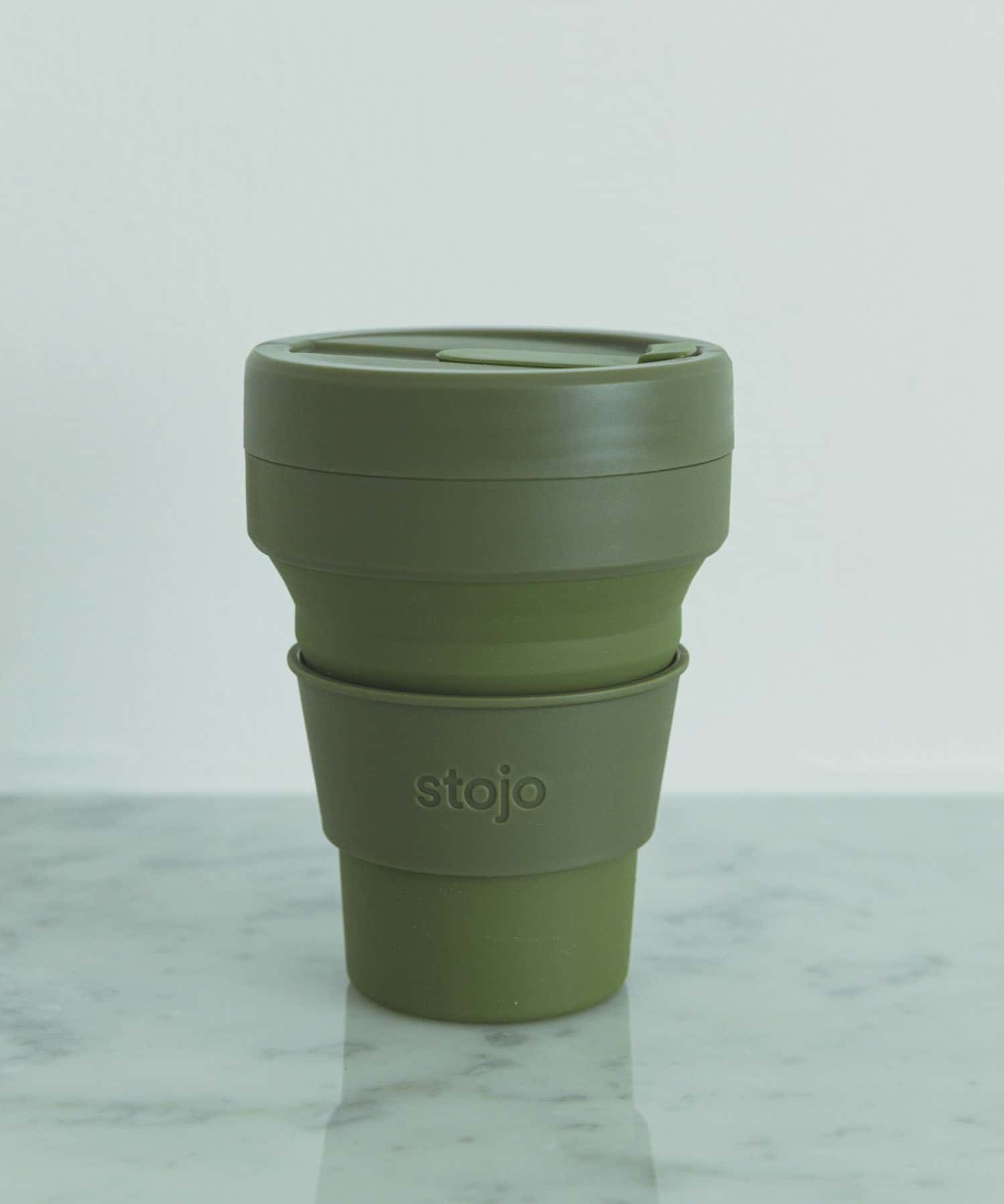 stojo　pocket cup 355ml MOSS FREE