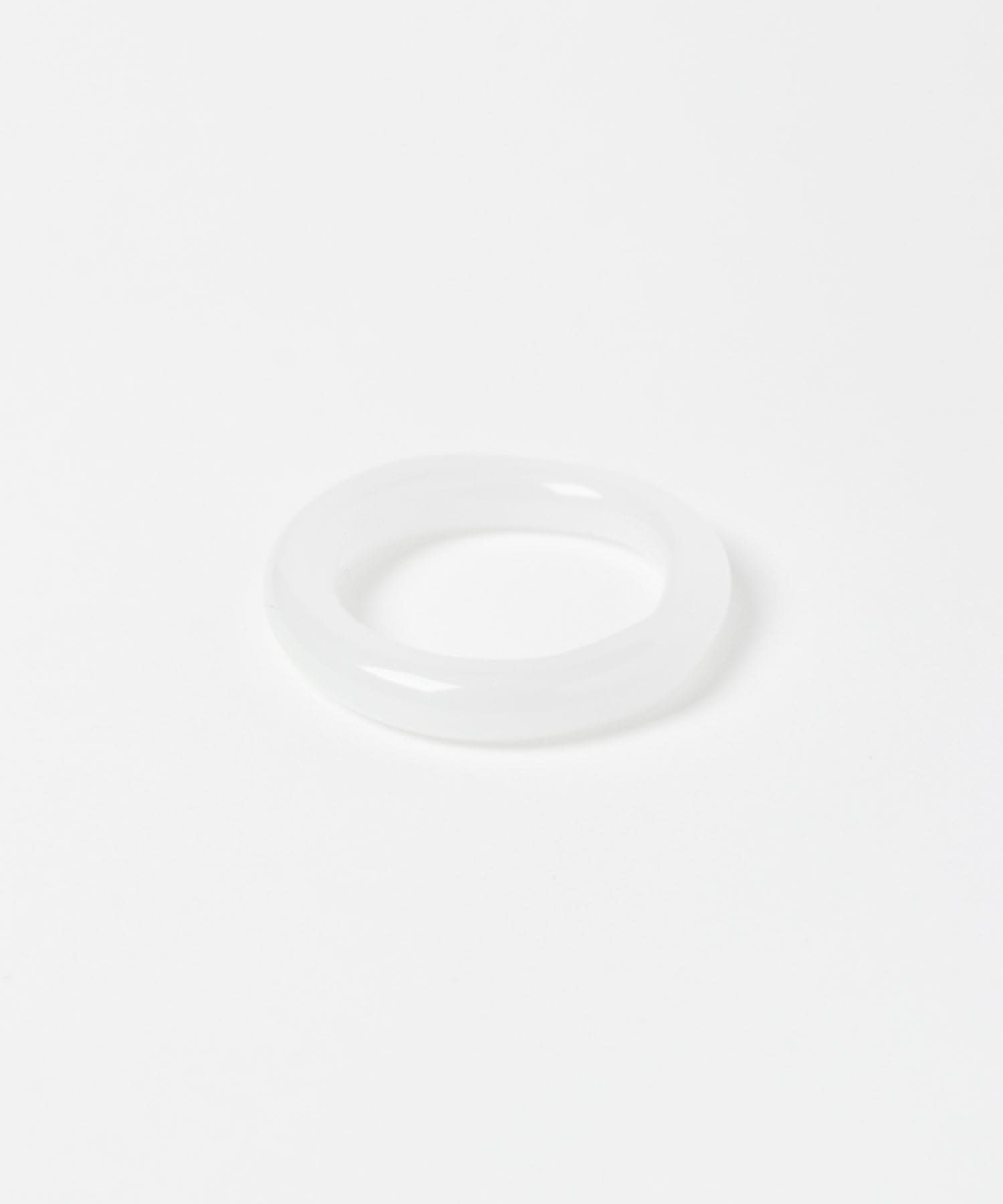 TAYUMi　hoso ring 乳白 S