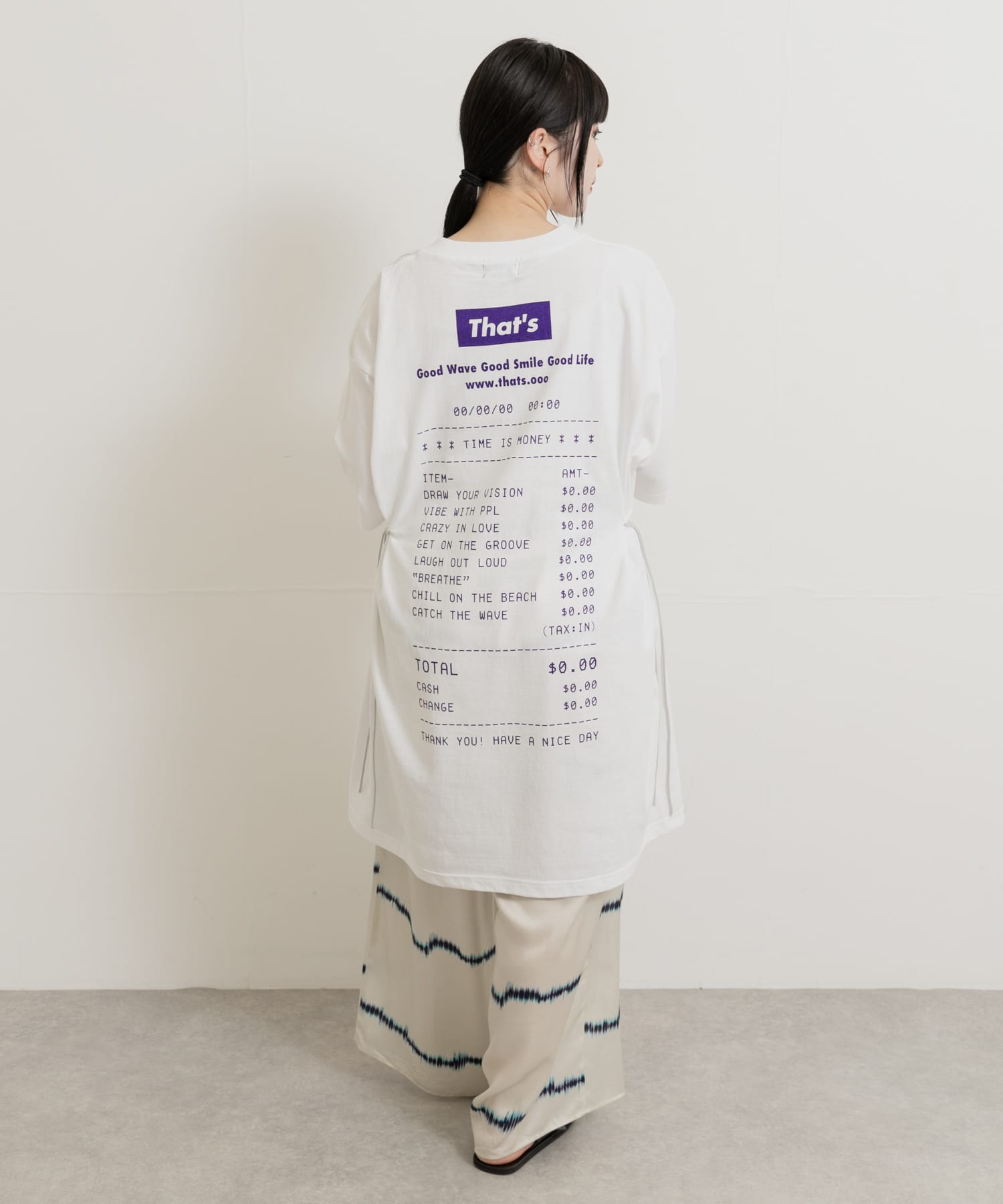 身長：156cm サイズ：FREE