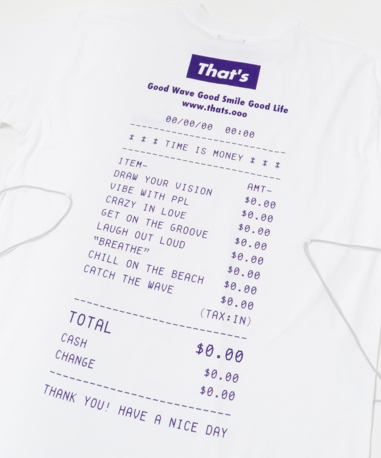 『別注』That’s×TGM　the Dress white FREE
