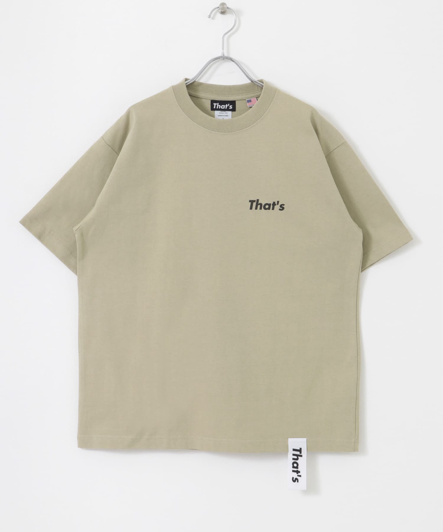 『別注』That’s×TGM　The Tee TGM beige M