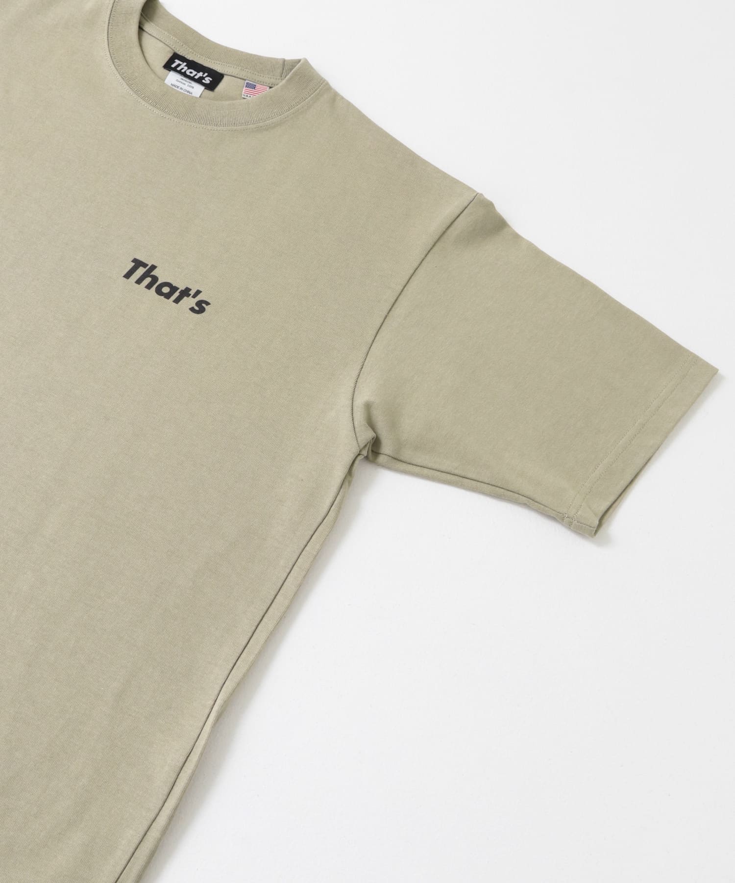 『別注』That’s×TGM　The Tee TGM beige M