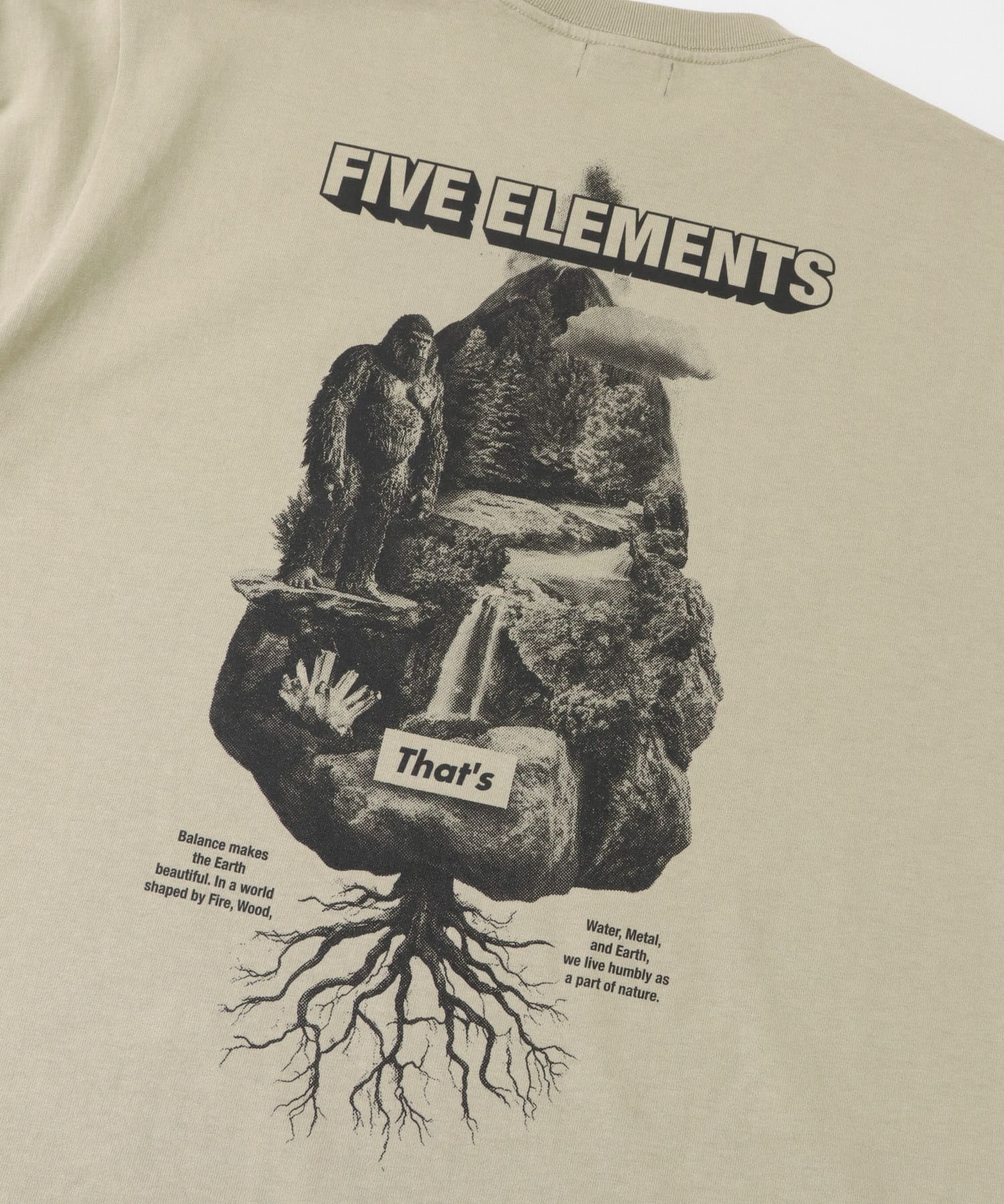 『別注』That’s×TGM　The Tee TGM beige M