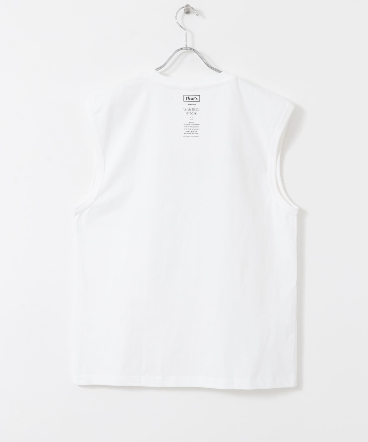 『別注』That’s×TGM　The Nosleeve TGM white M