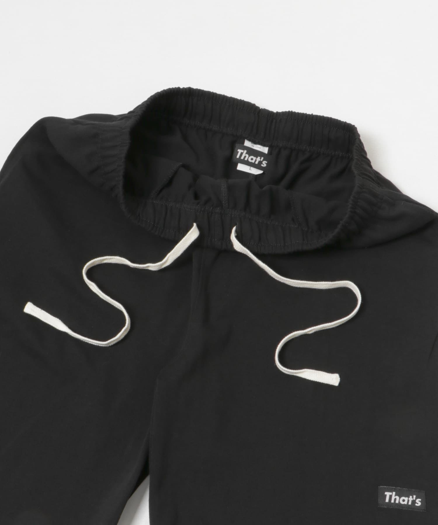 That’s　The shorts EASY COTTON BK M