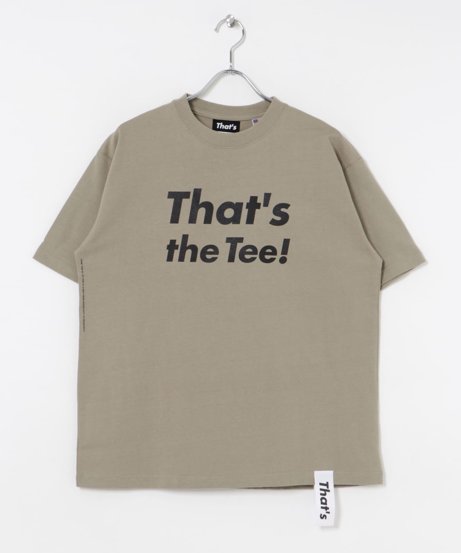 『一部別注カラー』That’s　The Tee Thats 別注beige M