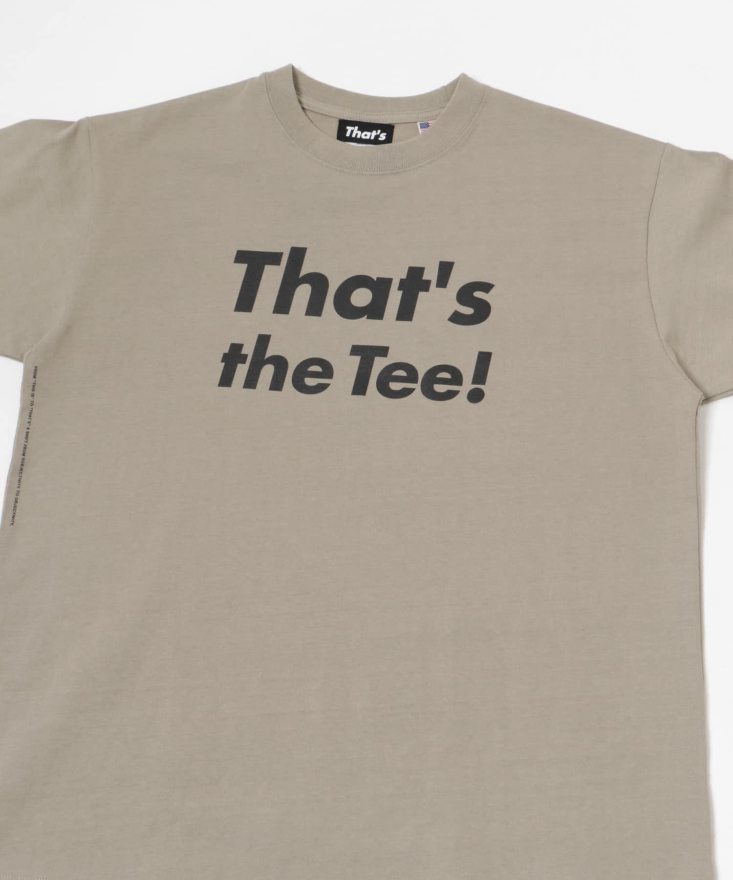 『一部別注カラー』That’s　The Tee Thats 別注beige M