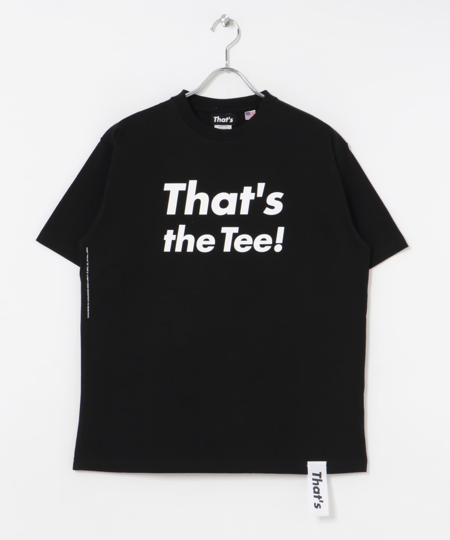 『一部別注カラー』That’s　The Tee Thats black M