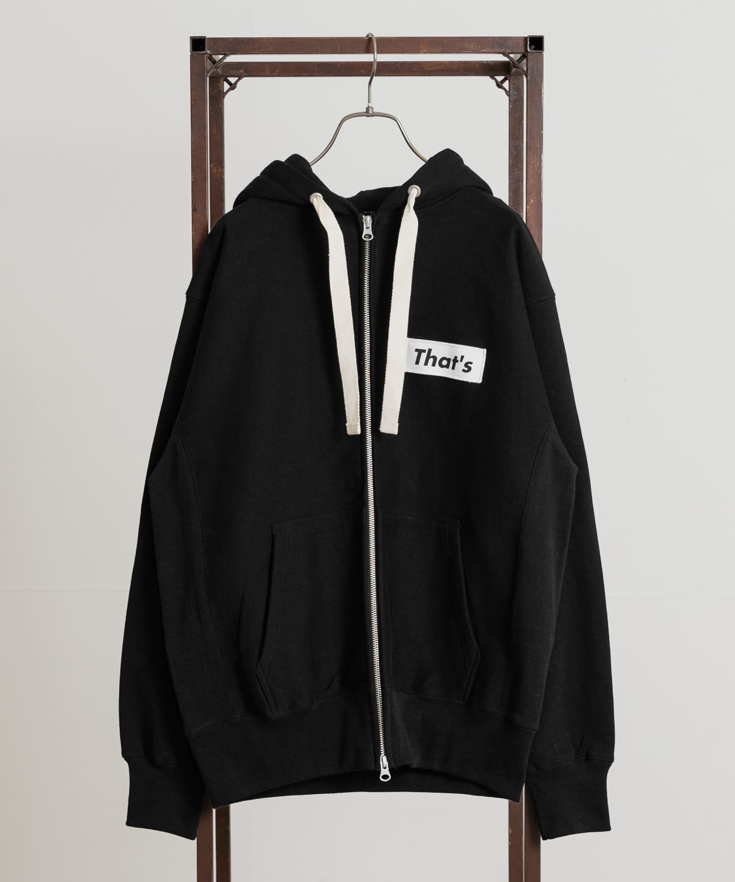 That’s　The Hoody ZIP UP BK M