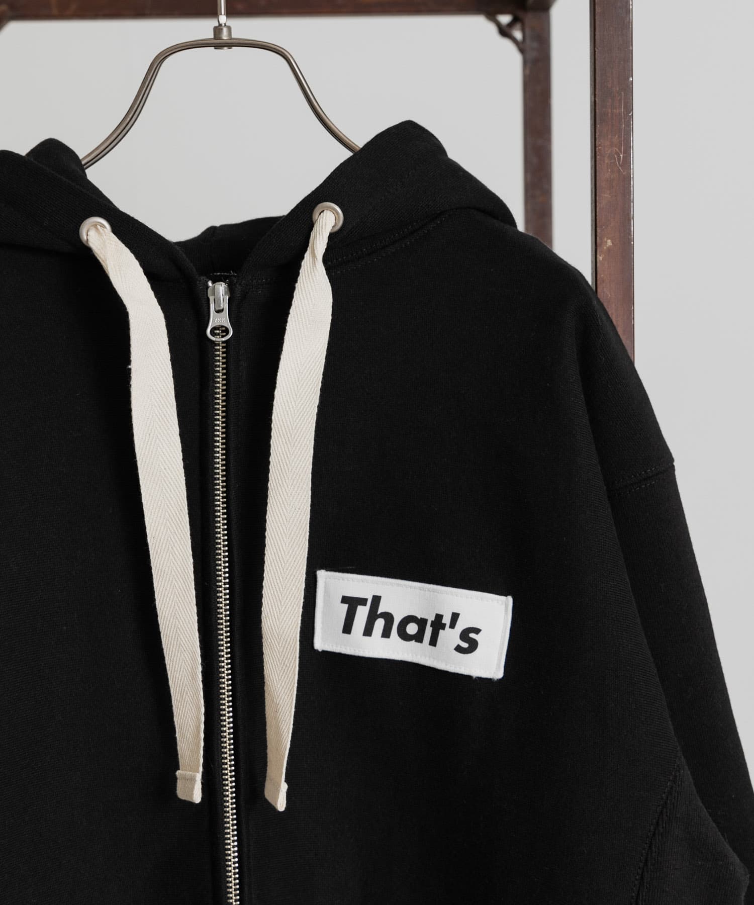 That’s　The Hoody ZIP UP BK M