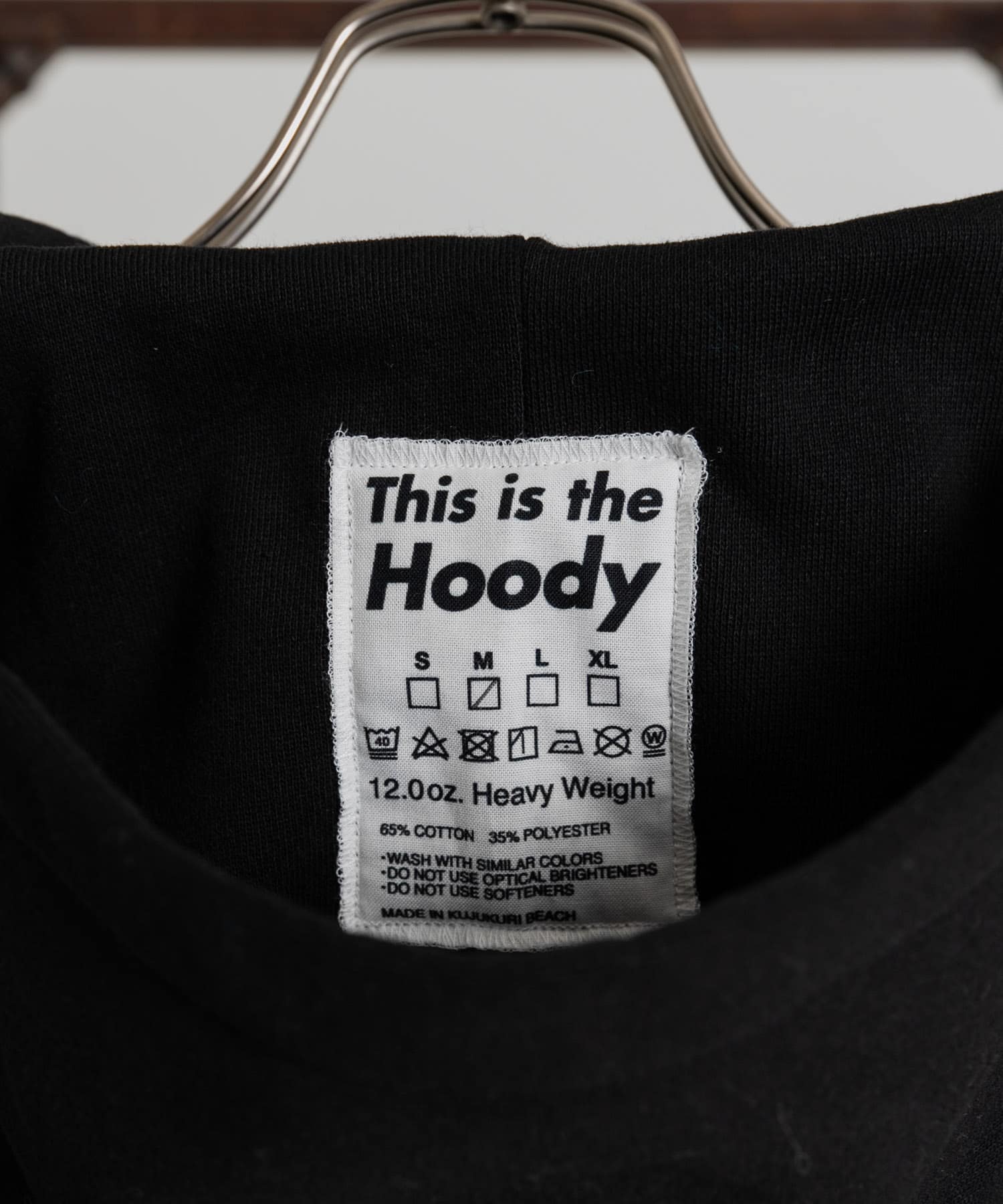 That’s　The Hoody ZIP UP BK M