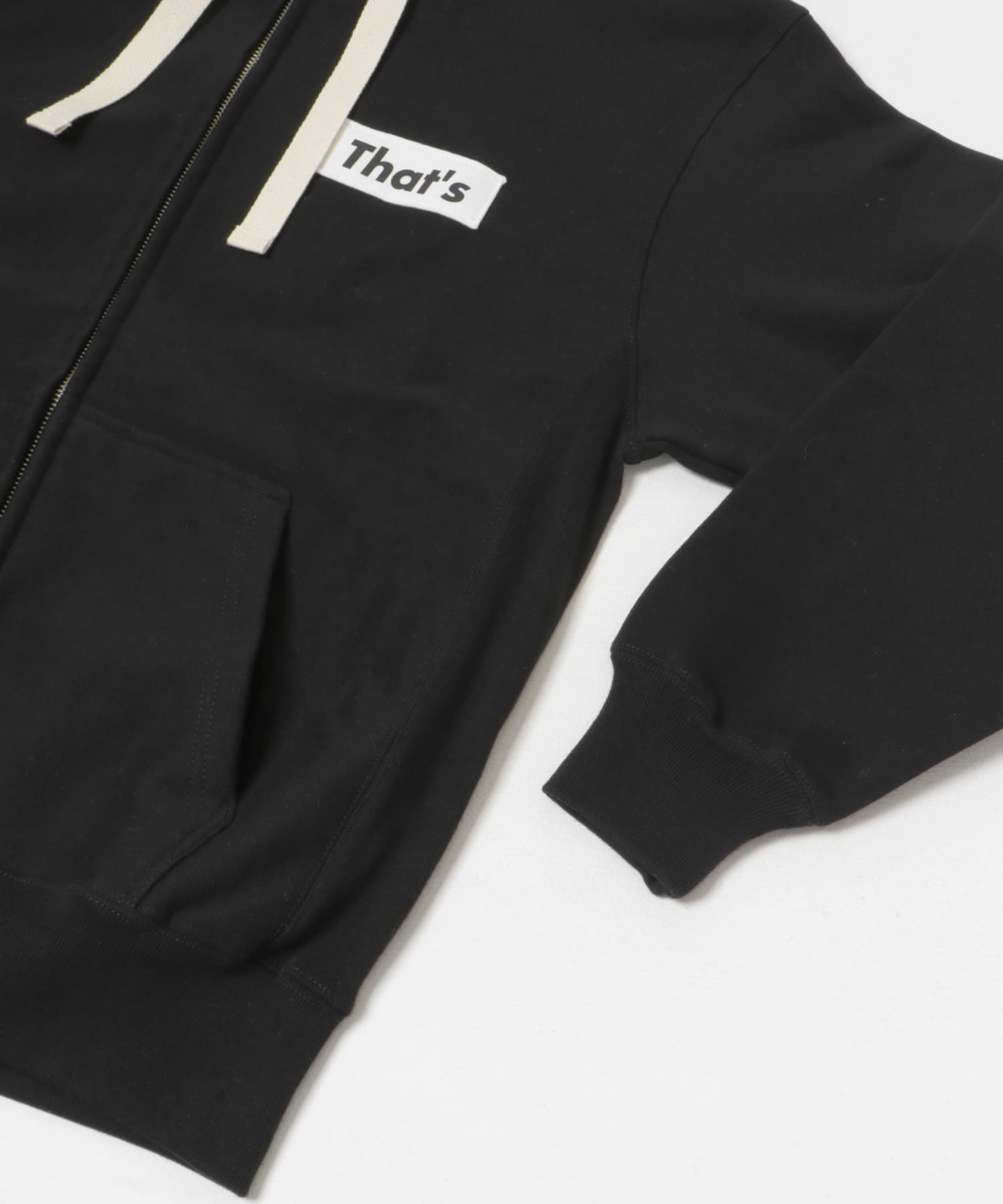 That’s　The Hoody ZIP UP BK M