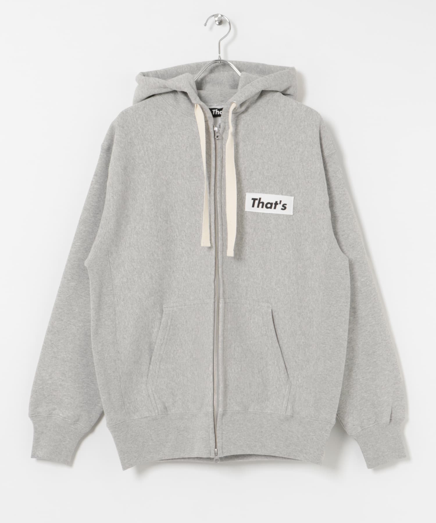 That’s　The Hoody ZIP UP GR M