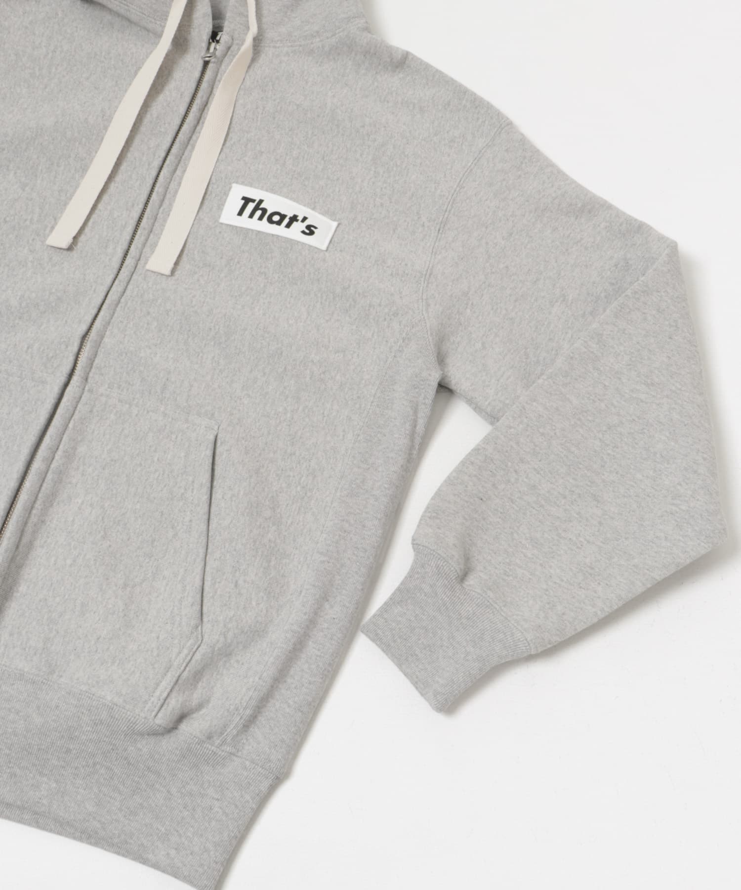 That’s　The Hoody ZIP UP GR M