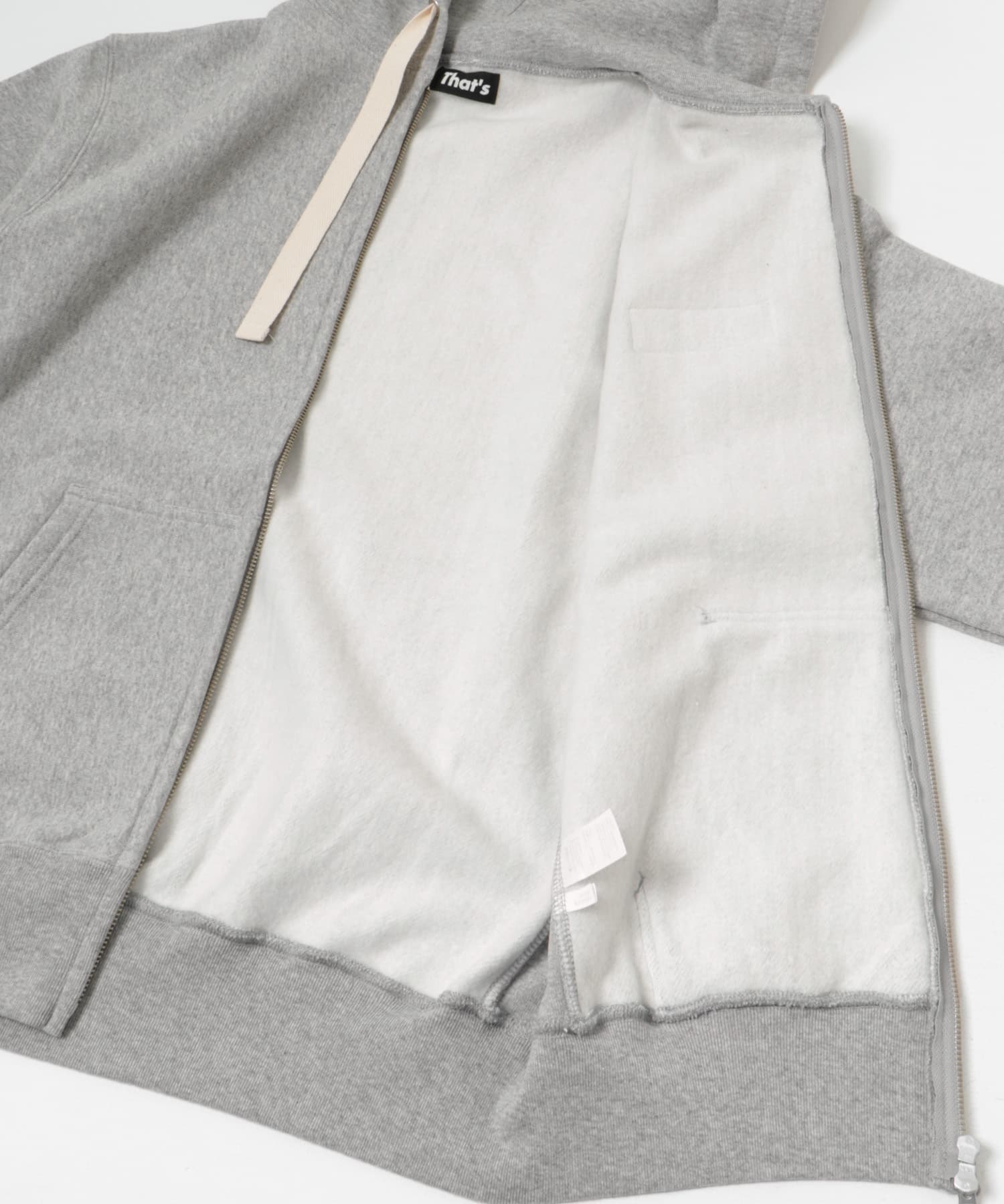 That’s　The Hoody ZIP UP GR M