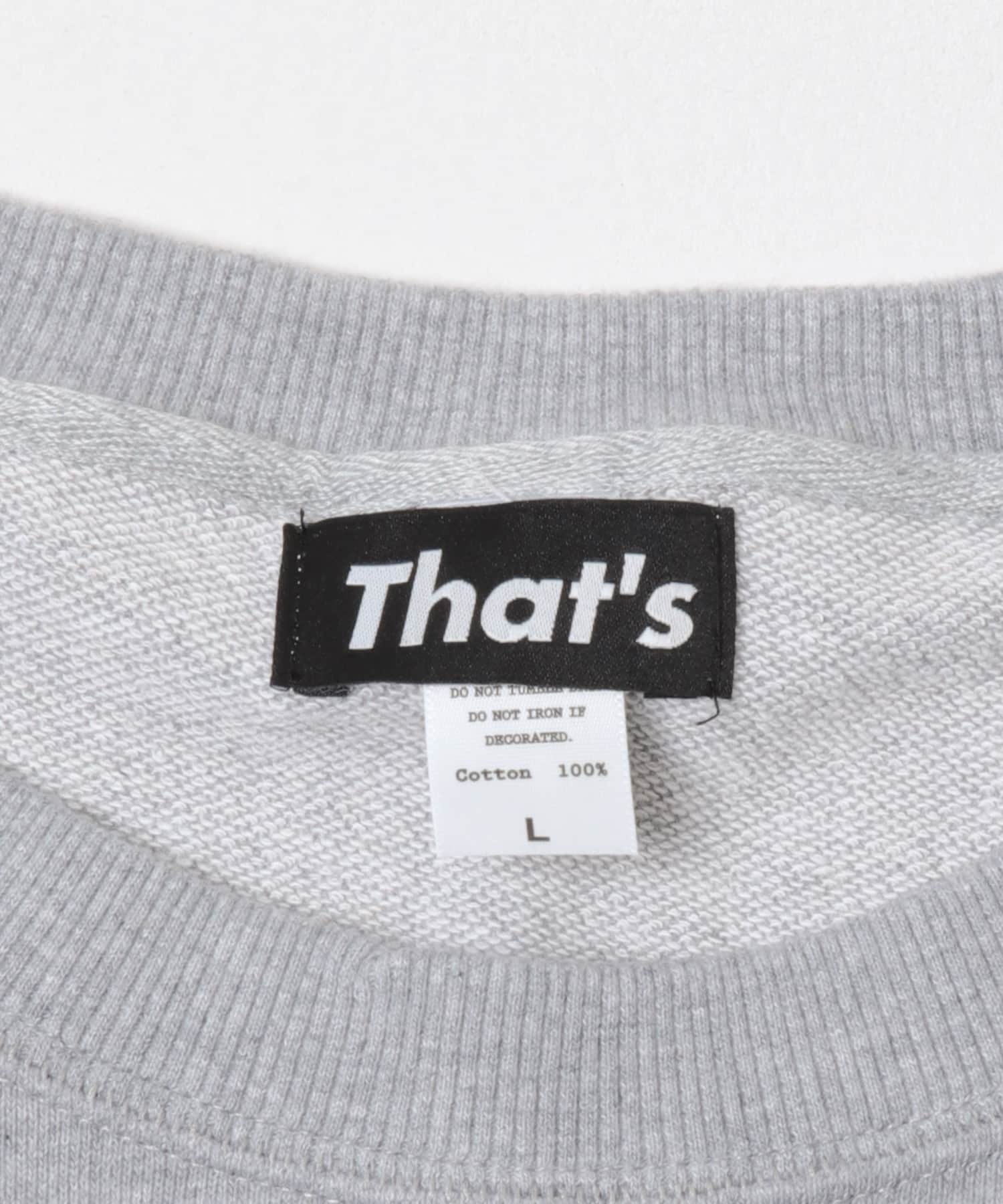 That’s　The Sweatshirt WHO I AM GR M