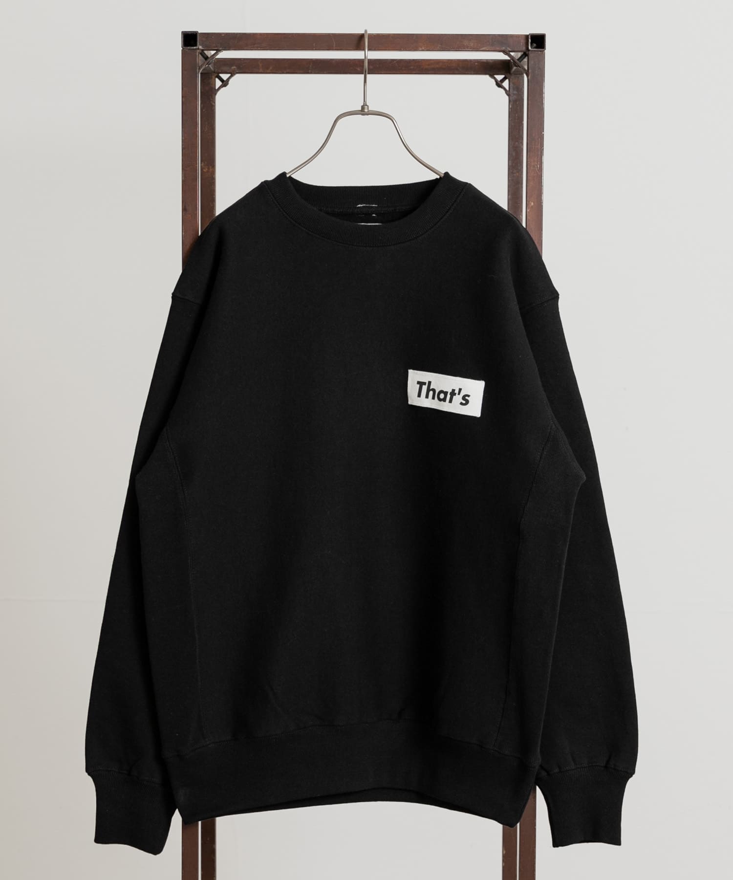 That’s　The Sweatshirt 12oz BK M