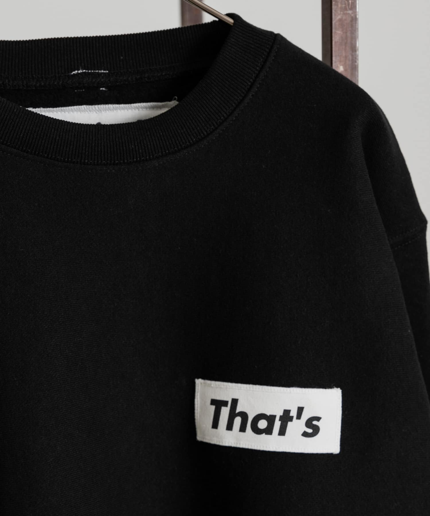 That’s　The Sweatshirt 12oz BK M