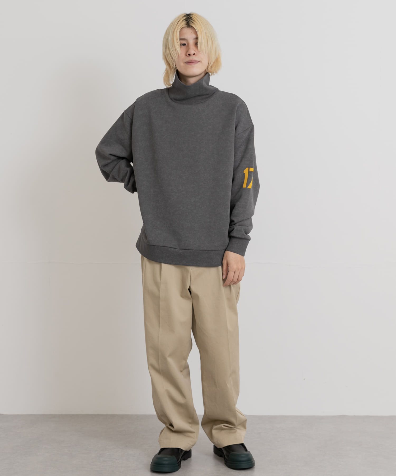 TONY LA turtle neck fleece SWEAT(M BLK): トップス｜URBAN RESEARCH