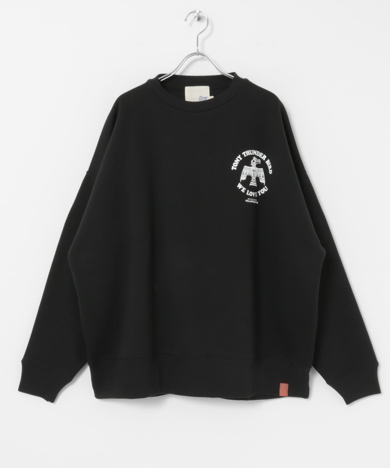 TONY　Tony Thunder Bird Sweat BLK M