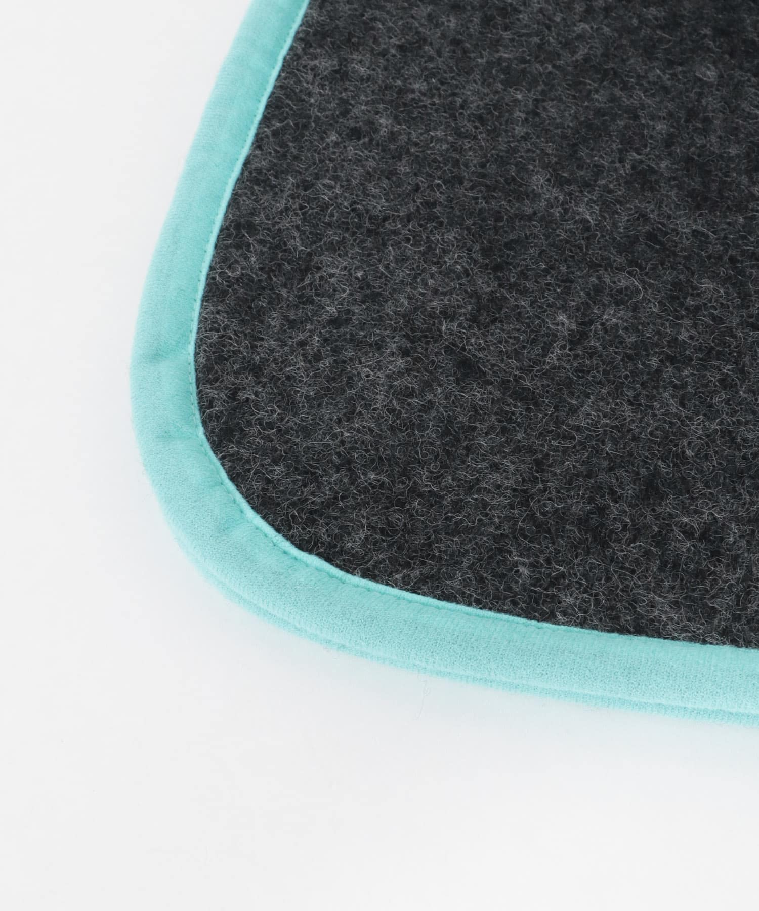 TONITO　100×150 PIPING BLANKET CHARCOAL one