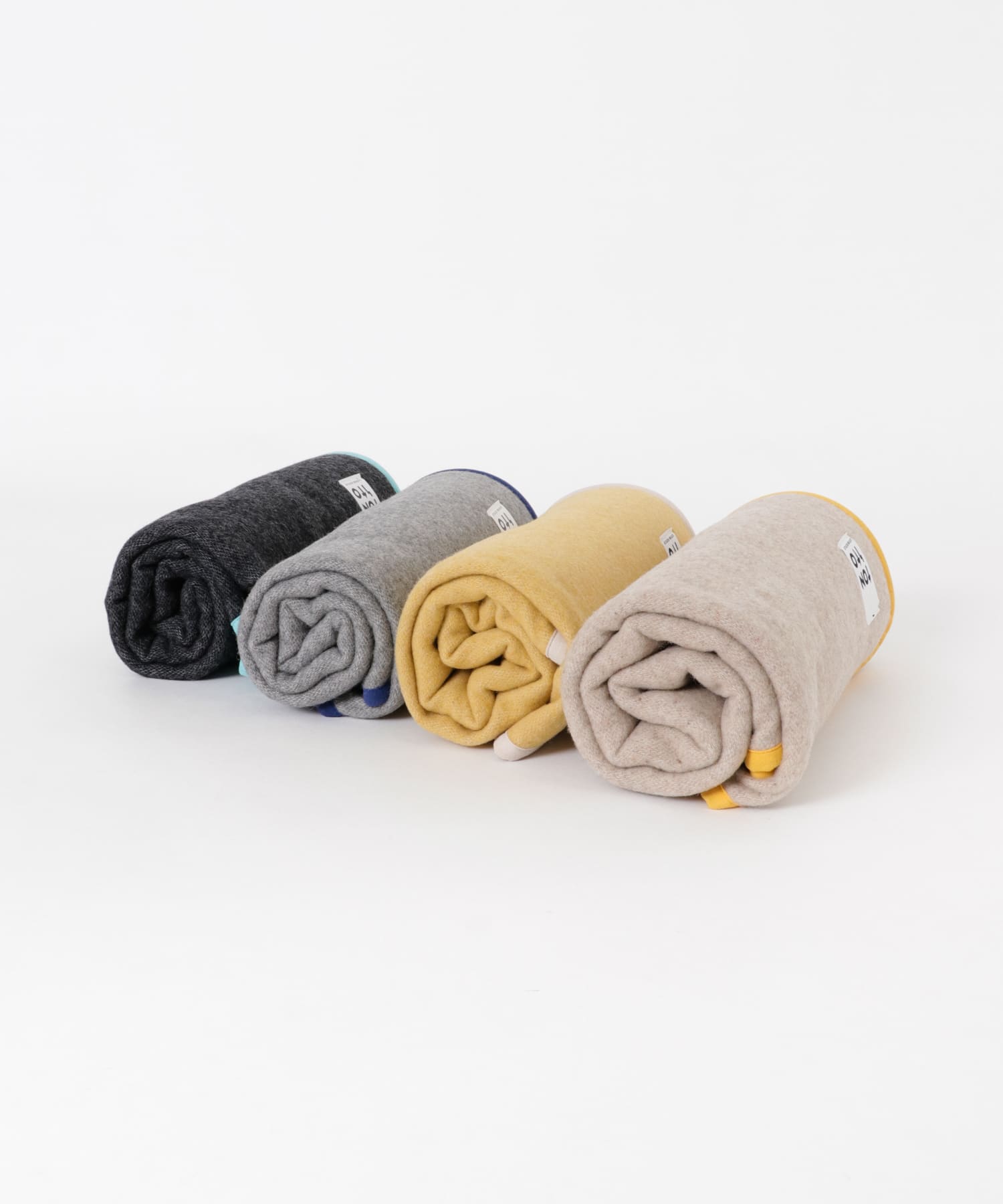 TONITO　100×150 PIPING BLANKET L.MOCHA one