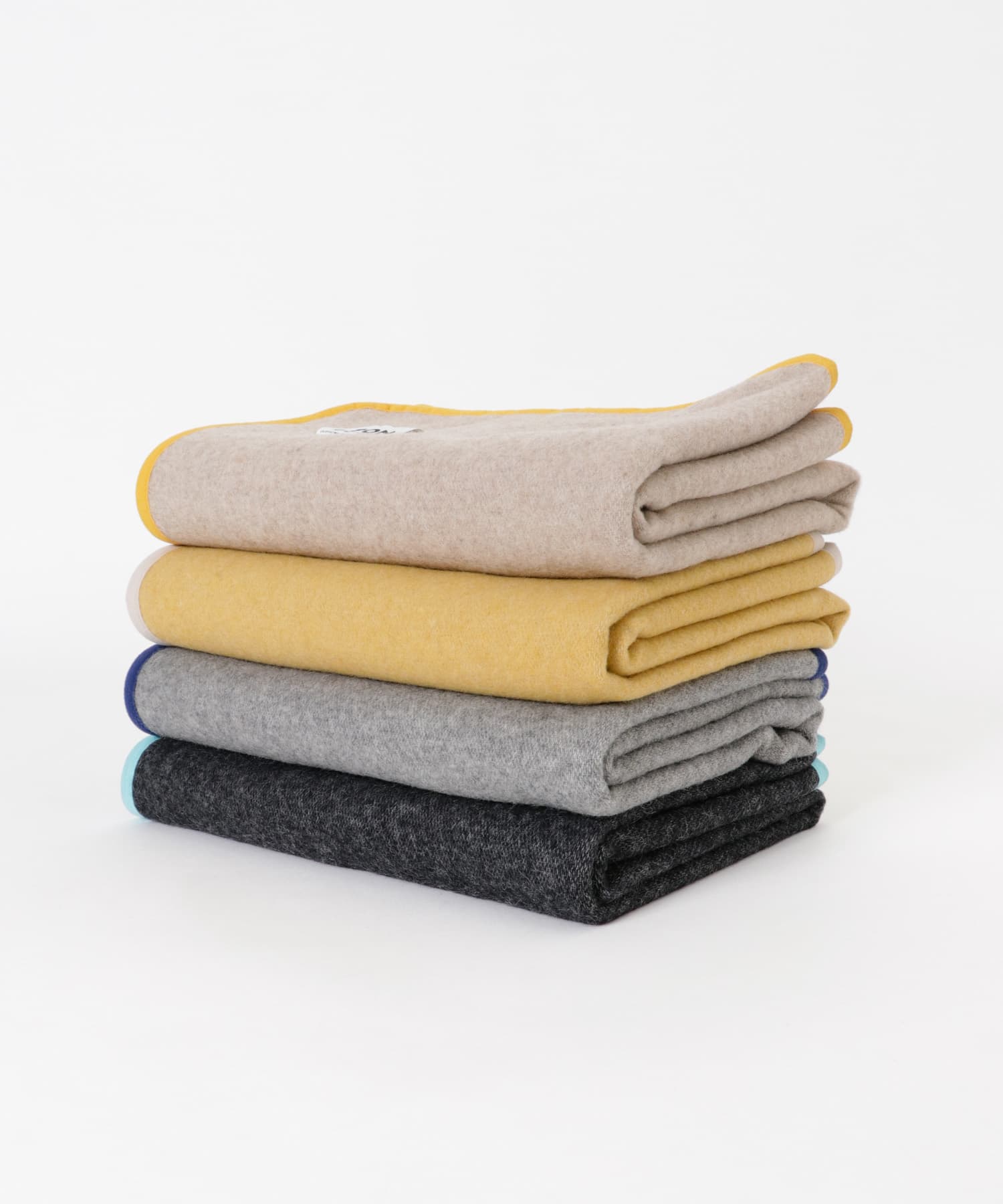 TONITO　100×150 PIPING BLANKET L.MOCHA one