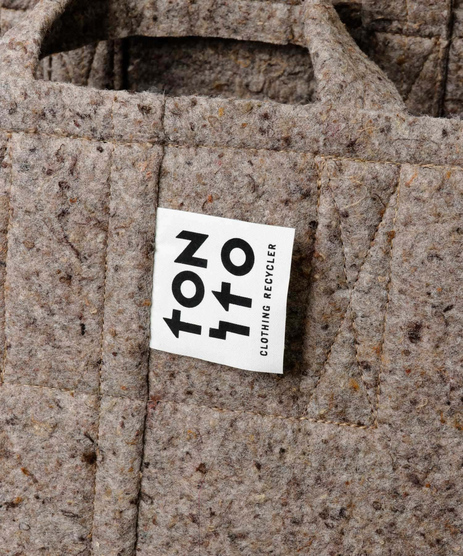 TONITO　FELT POT TOTE XL 2MOCHA FREE
