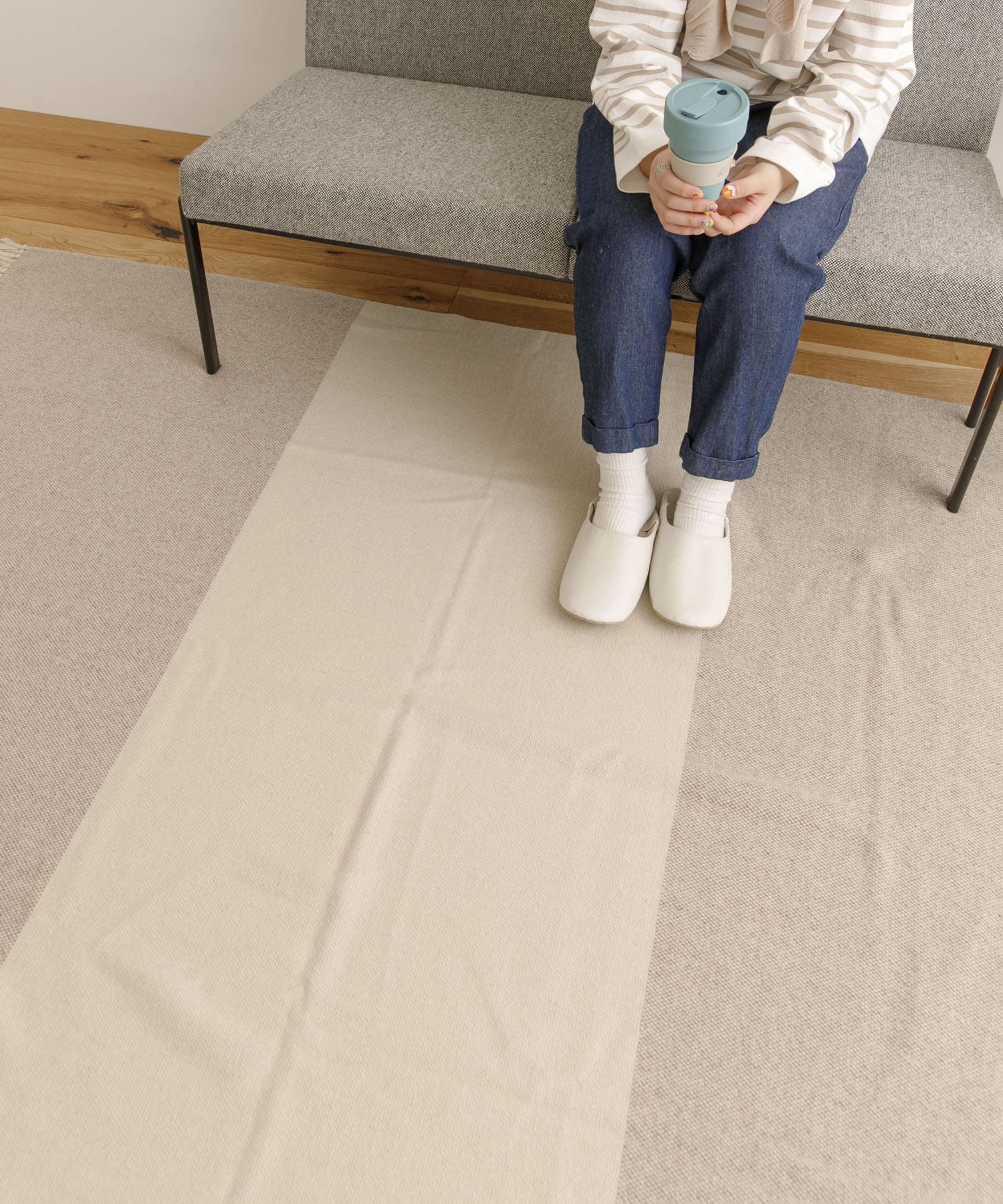 TONITO　145×200 BLANKET RUG 02BR×NT FREE