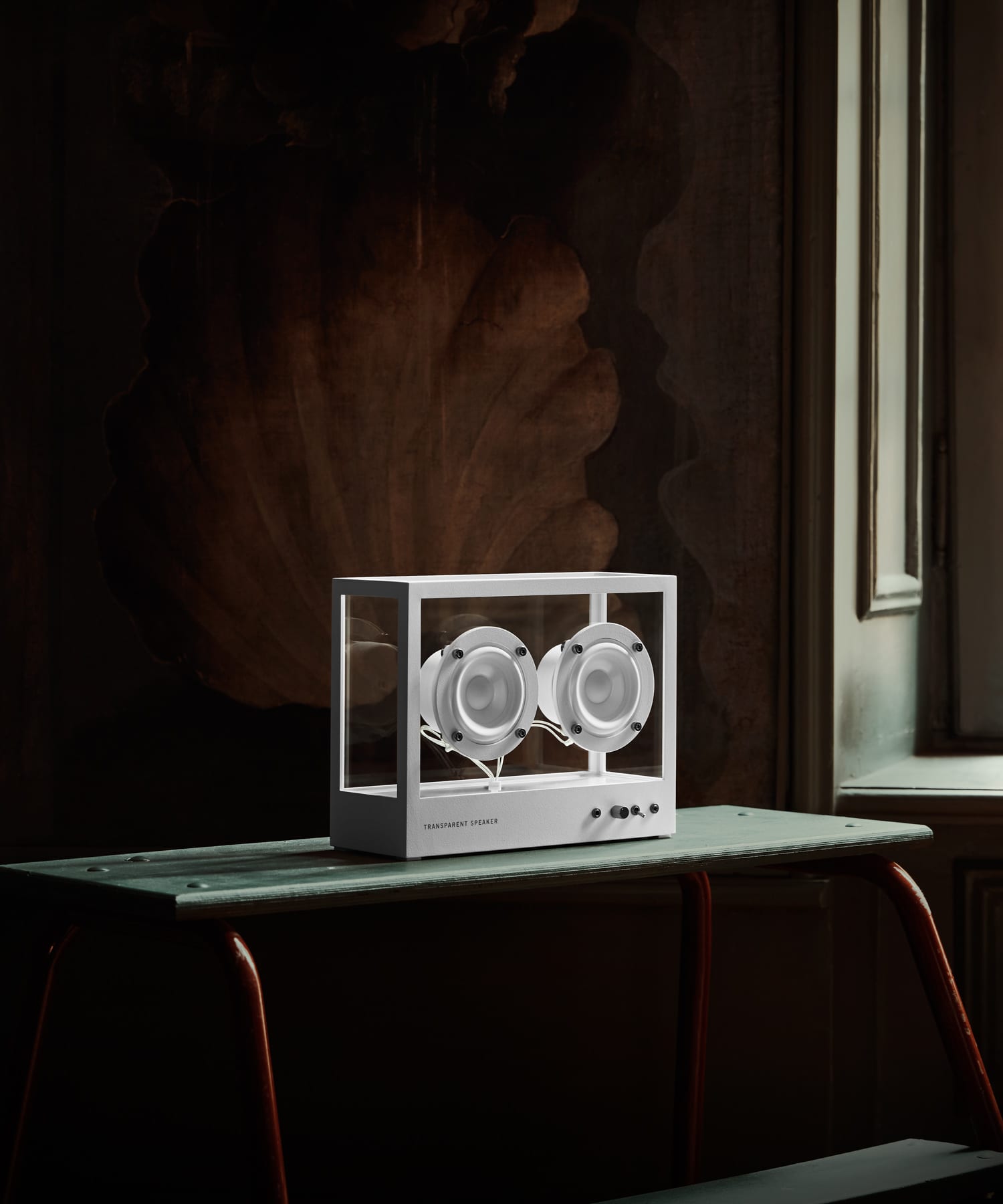 TRANSPARENT SOUND　SMALL TRANSPARENT SPEAKER WHITE FREE