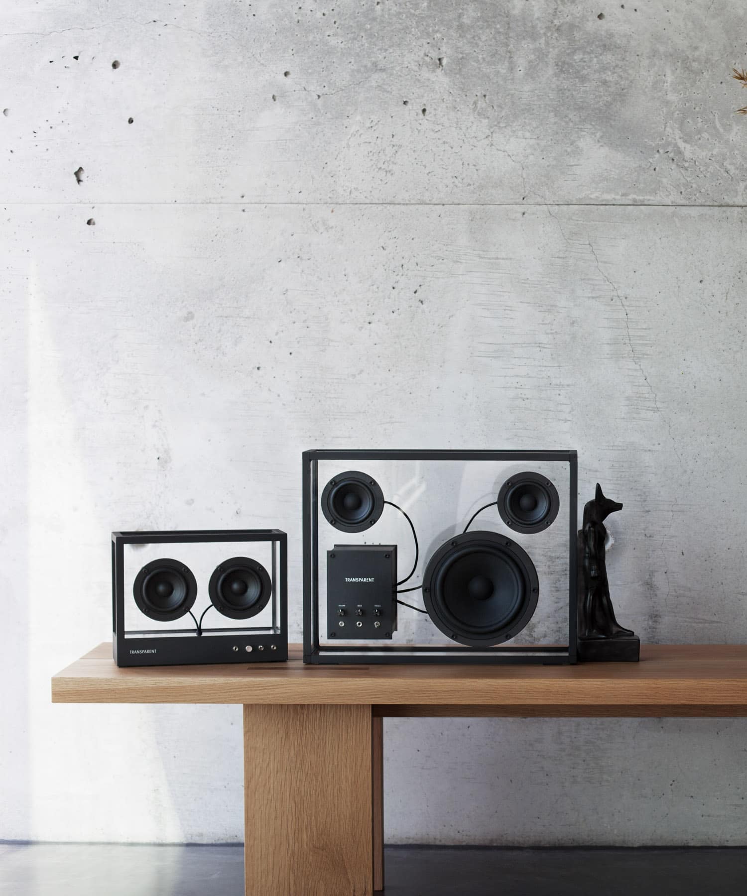 TRANSPARENT SOUND　SMALL TRANSPARENT SPEAKER BLACK FREE