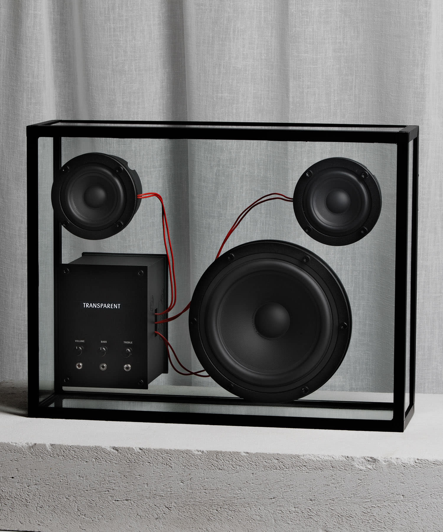 TRANSPARENT SOUND　TRANSPARENT SPEAKER BLK/RED FREE