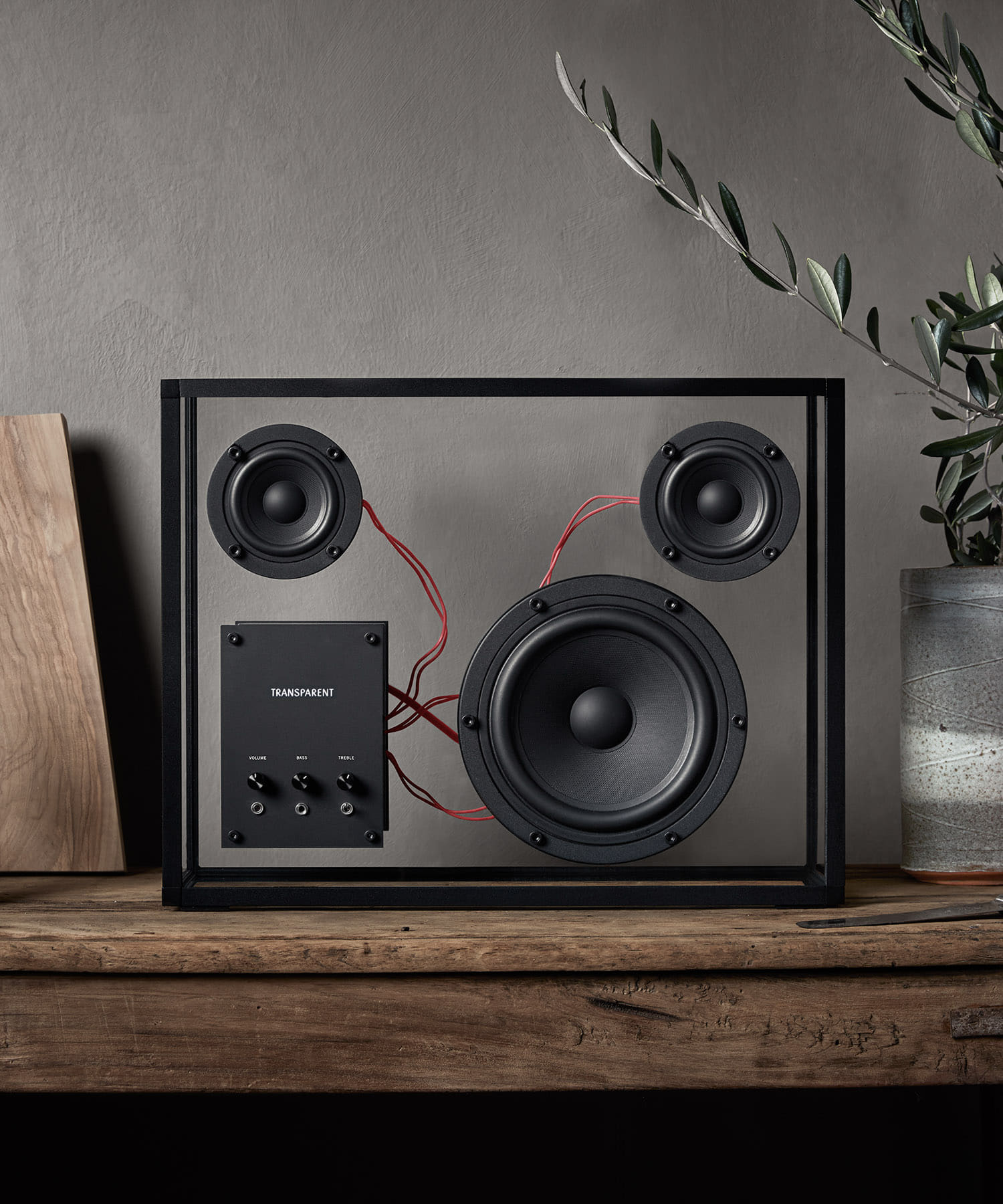 TRANSPARENT SOUND　TRANSPARENT SPEAKER BLK/RED FREE