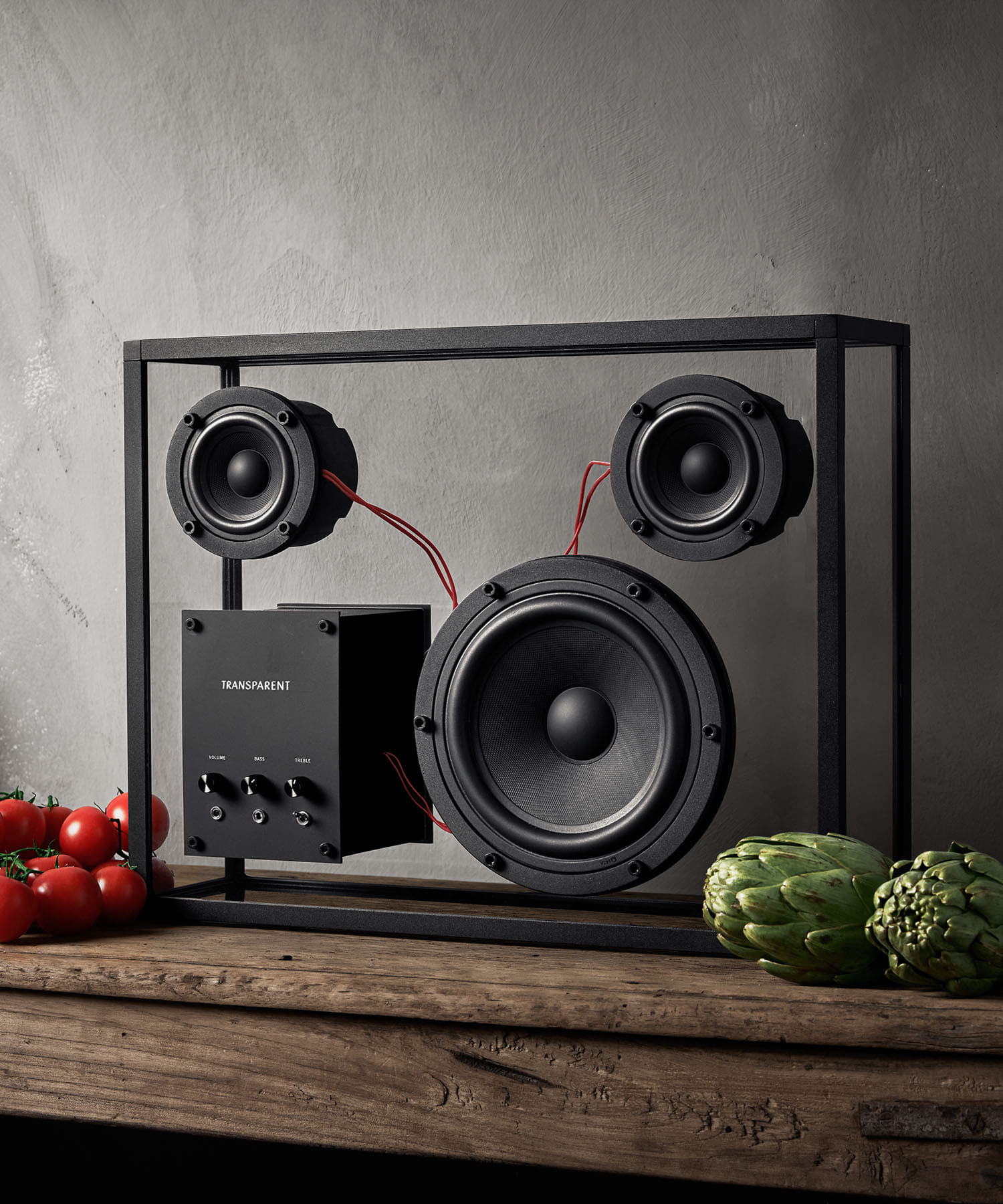 TRANSPARENT SOUND　TRANSPARENT SPEAKER BLK/RED FREE