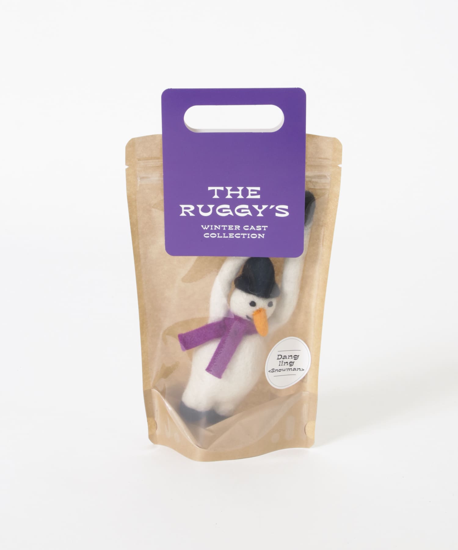 THE RUGGY’S　DANGLING (SNOWMAN) WHITE FREE