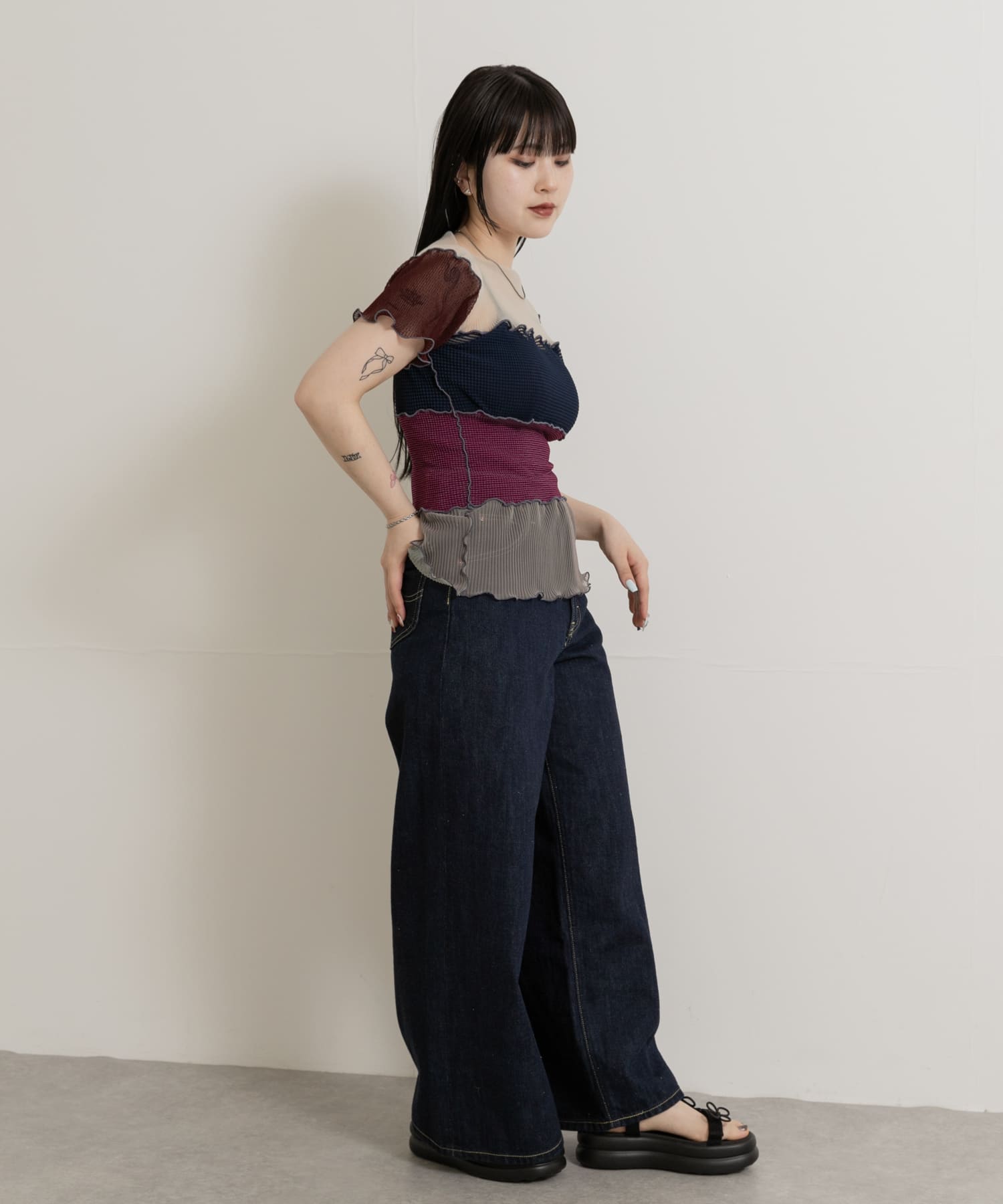 身長：156cm サイズ：2