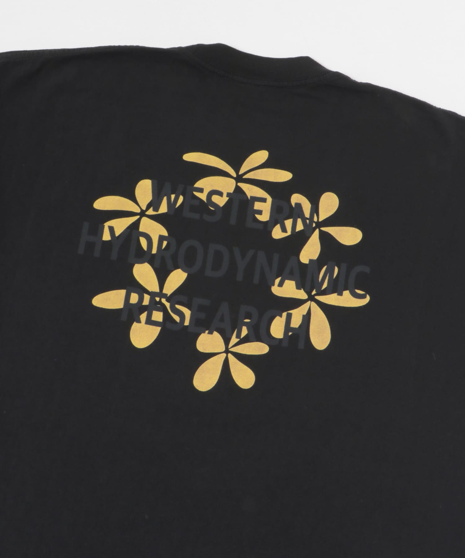 Western Hydrodynamic Research　PLUMERIA TEE S/S BLACK L