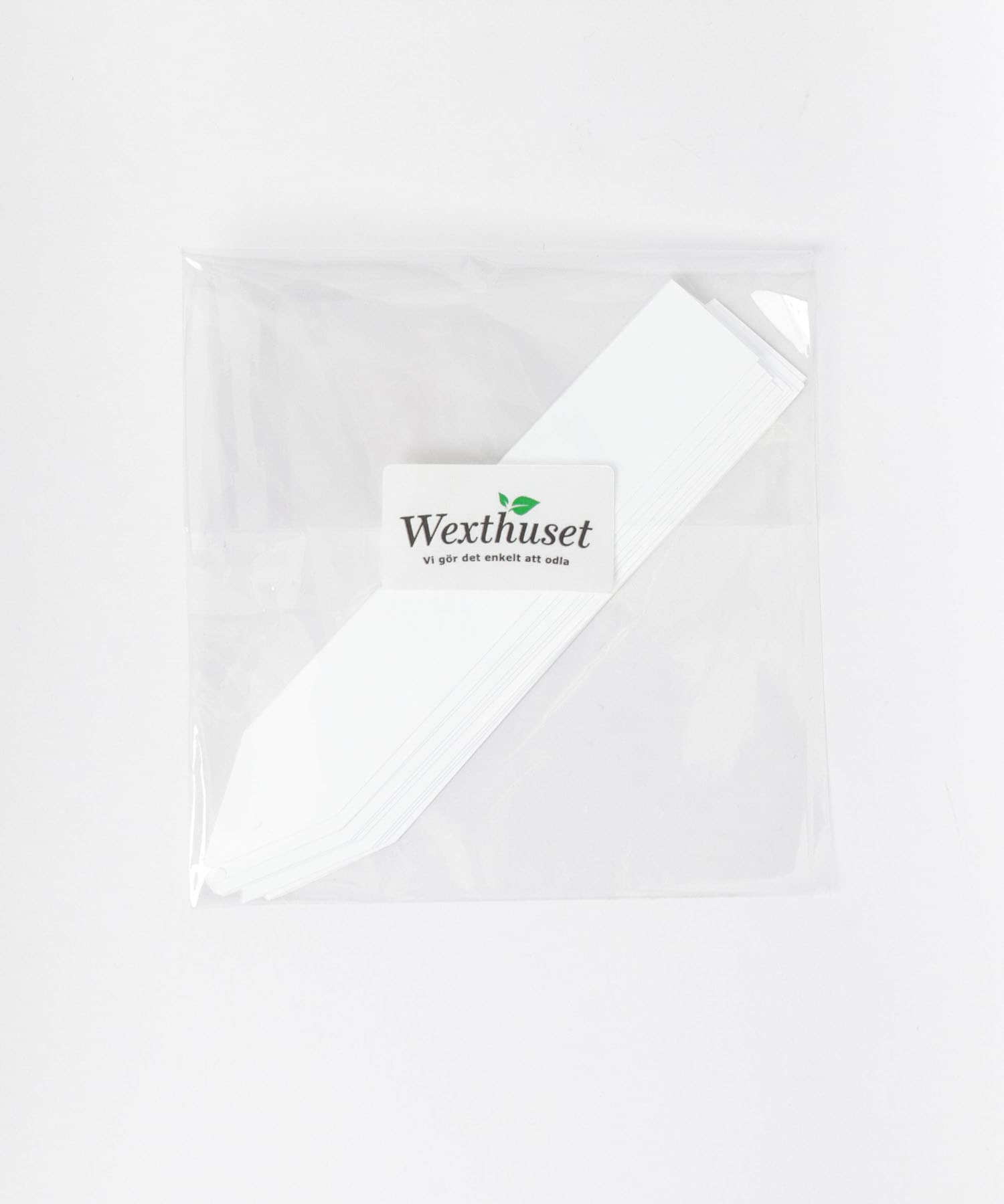 Wexthuset　WX-Plantetiketter 10pack 05white one